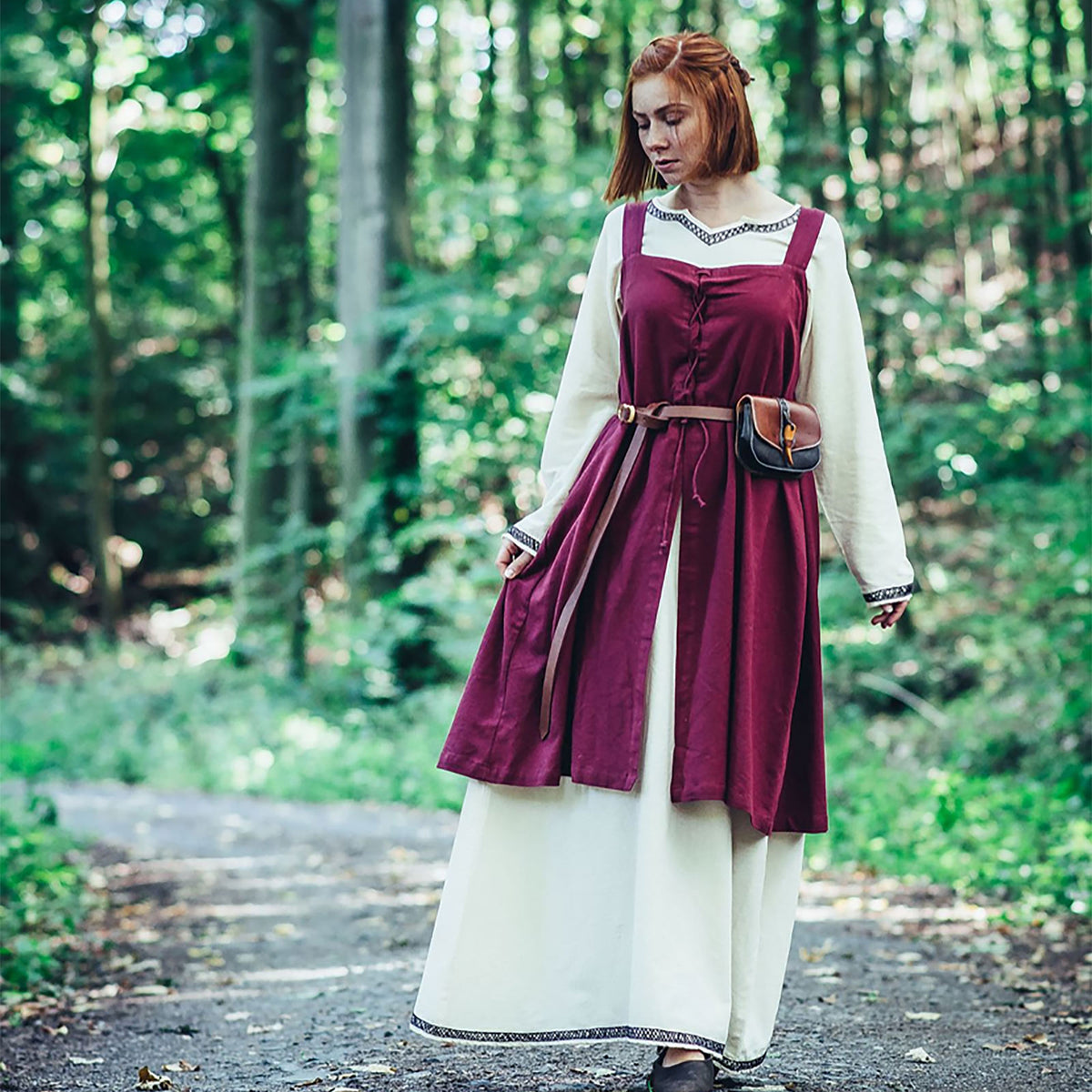 Imagen del producto Vestido medieval Inka rojo