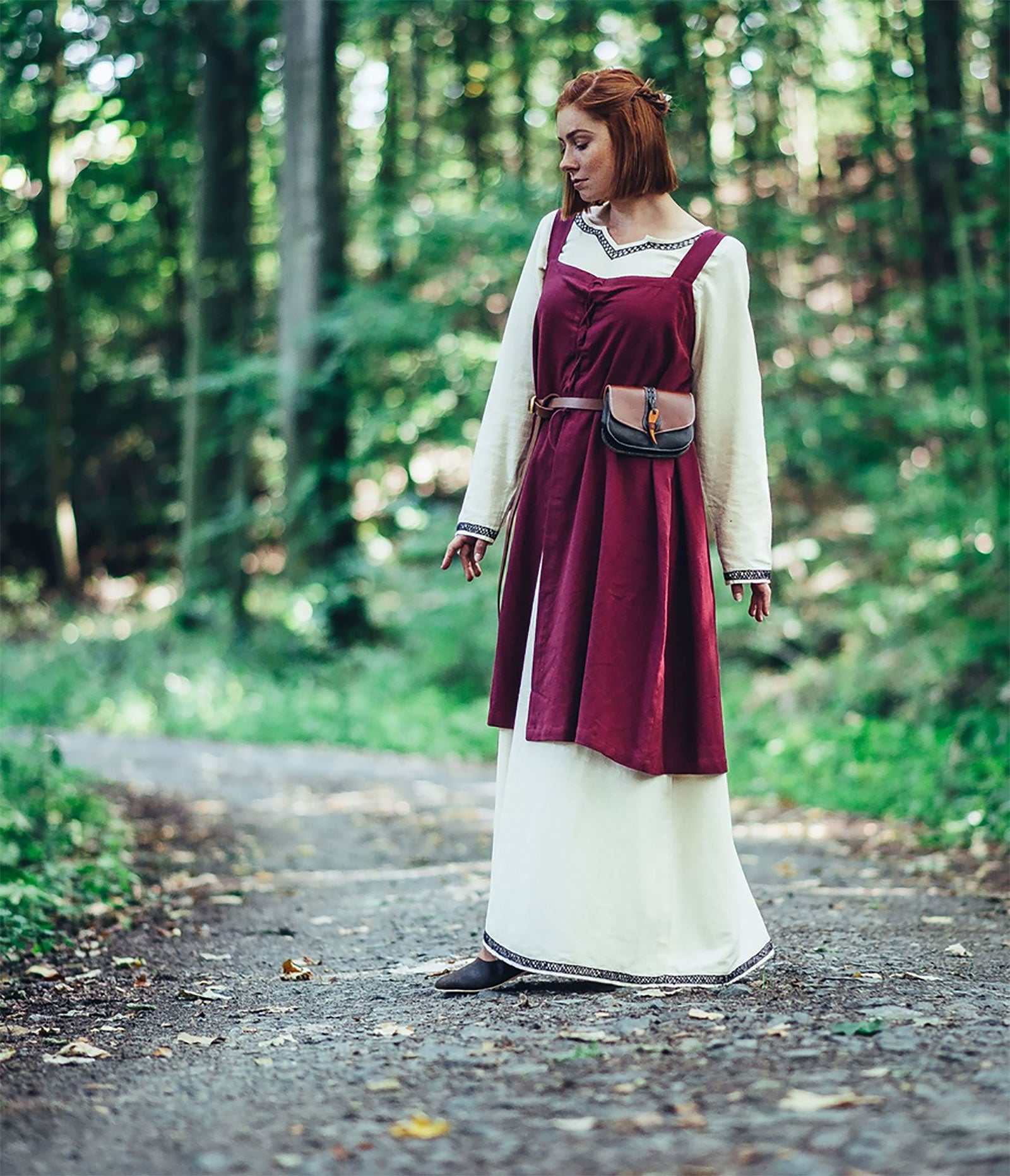 Imagen del producto Vestido medieval Inka rojo