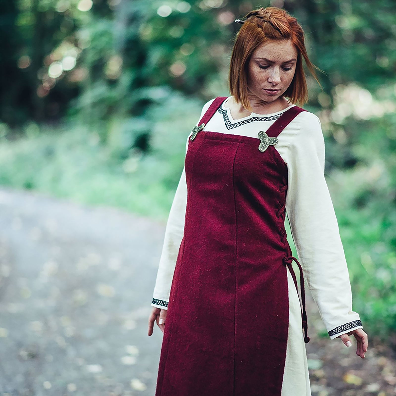 Imagen del producto Vestido medieval Aila rojo