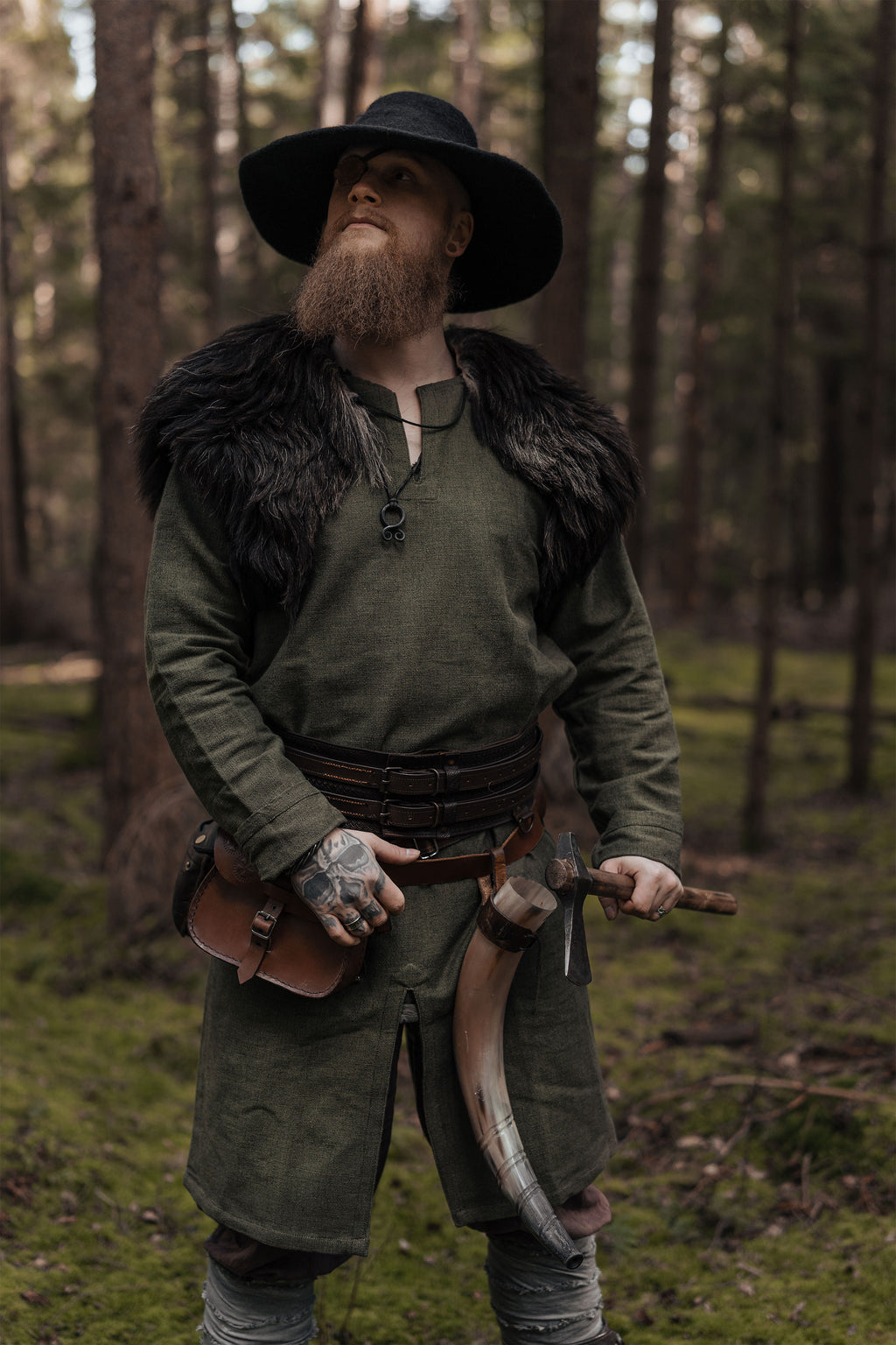 Imagen del producto Túnica medieval Lennart verde