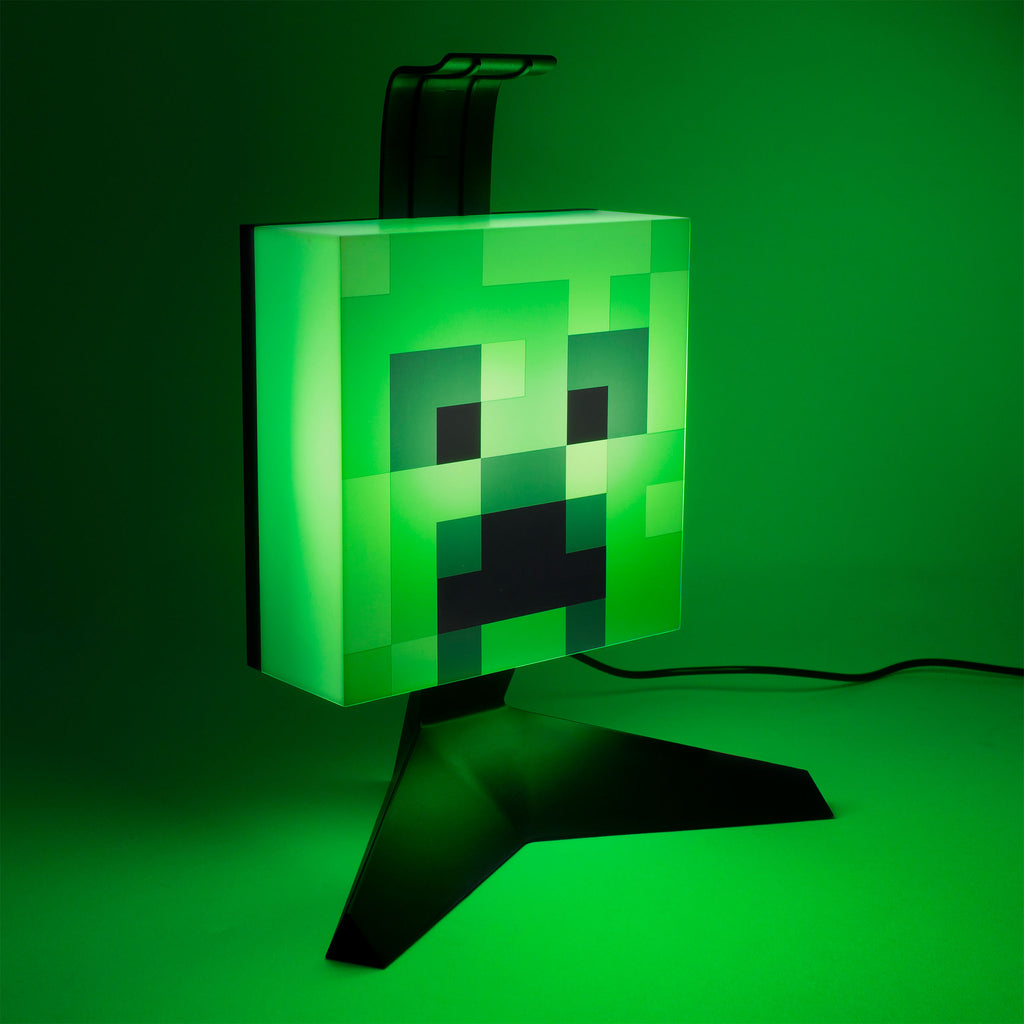 Imagen del producto Soporte para auriculares Creeper con luz - Minecraft