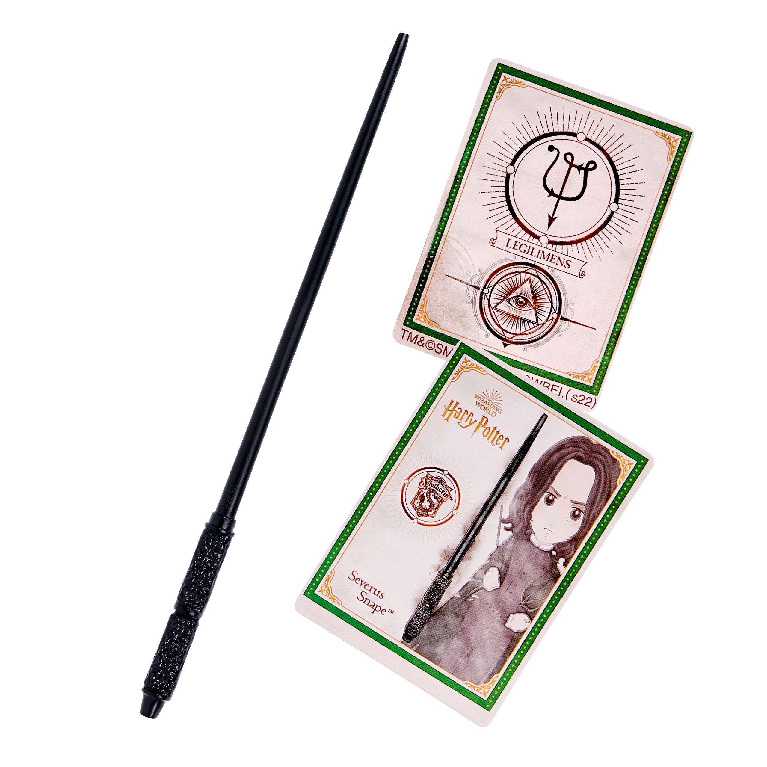Imagen del producto Harry Potter - Varita mágica de Snape con tarjeta de hechizo