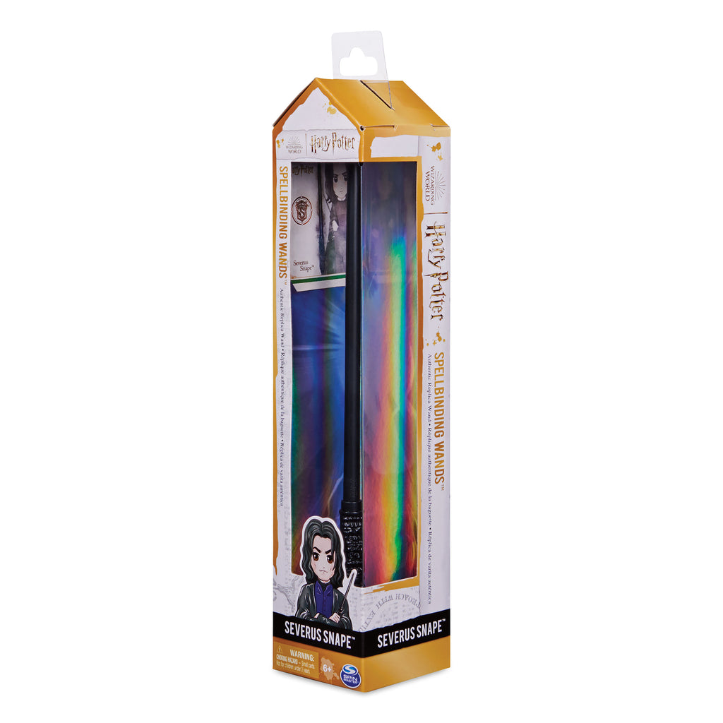 Imagen del producto Harry Potter - Varita mágica de Snape con tarjeta de hechizo