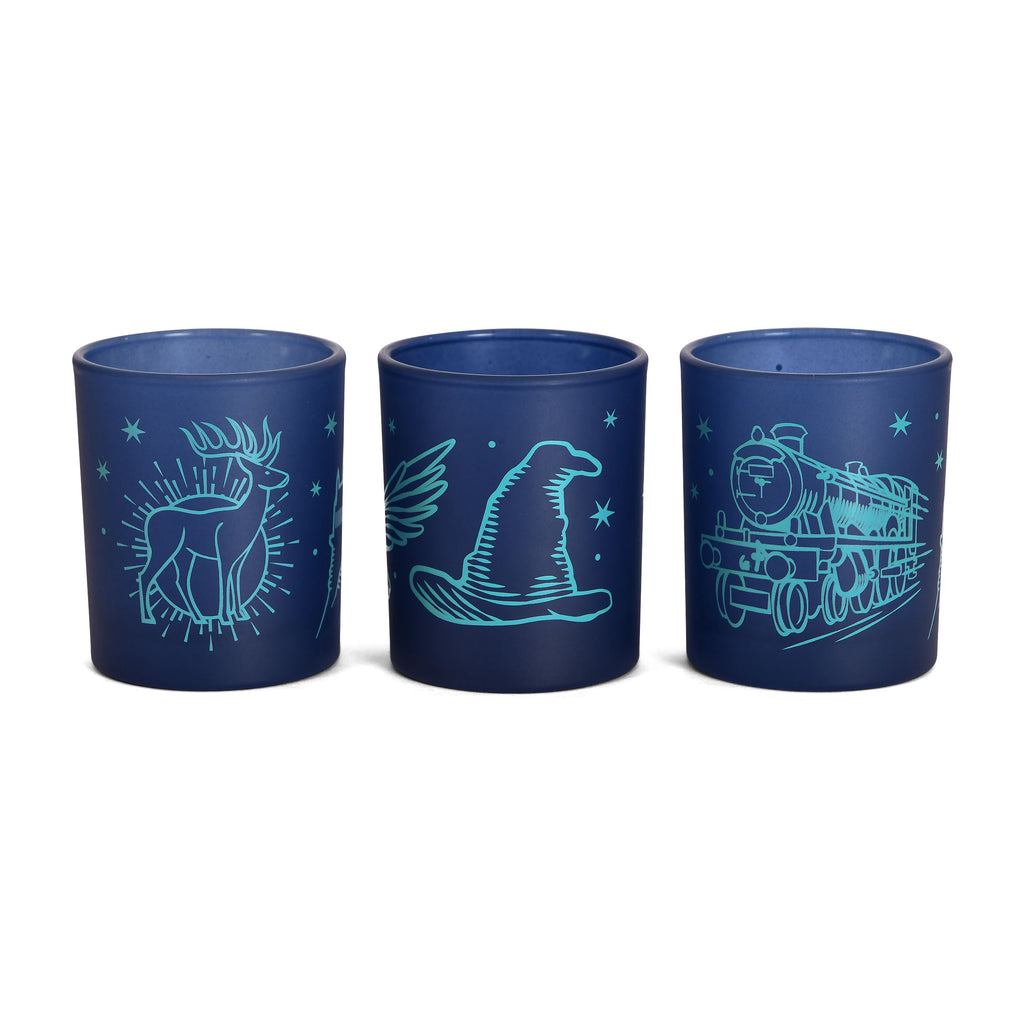 Imagen del producto Harry Potter - Set de 3 portavelas de Hogwarts