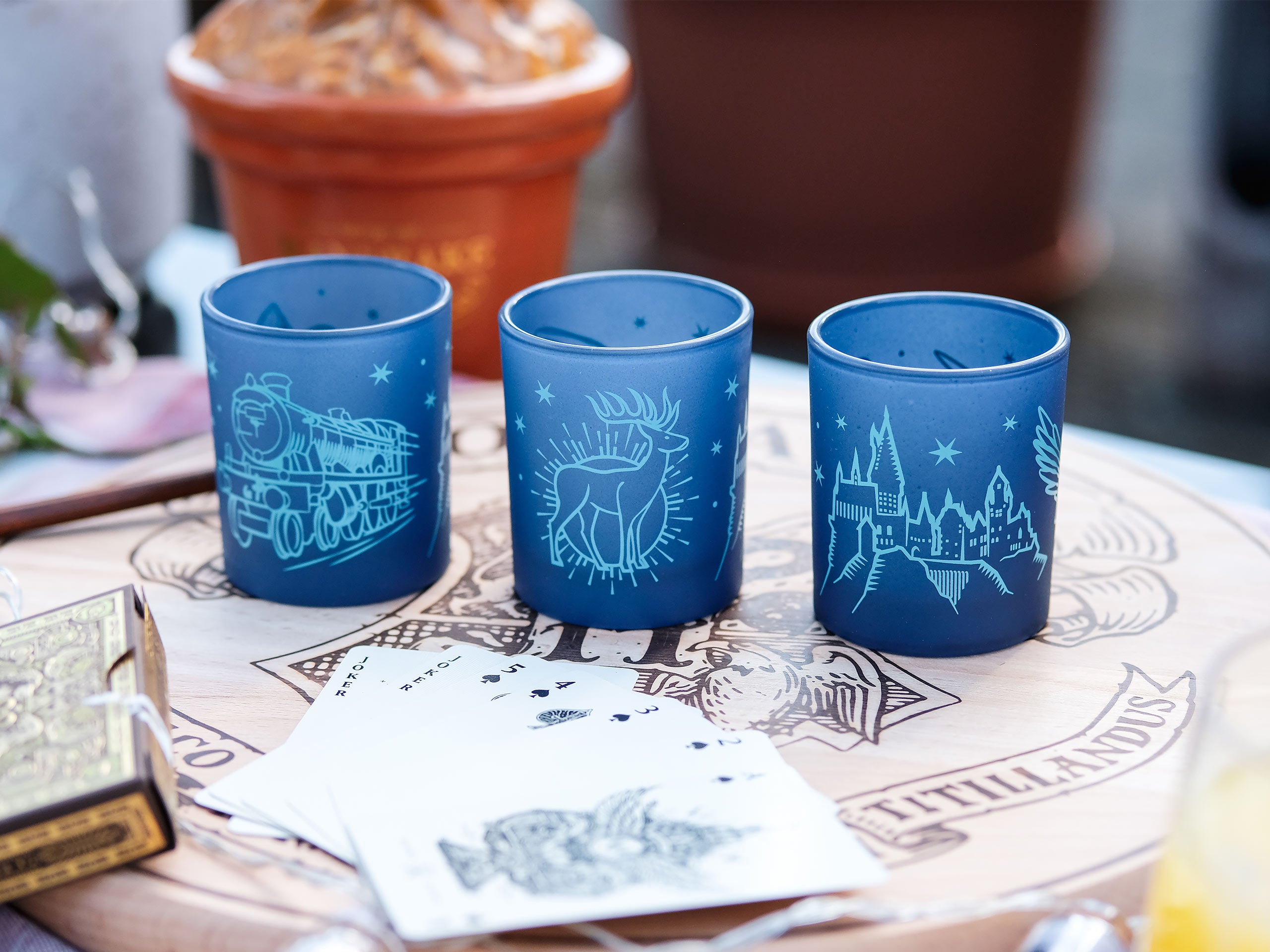 Imagen del producto Harry Potter - Set de 3 portavelas de Hogwarts