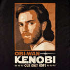 Imagen del producto Star Wars - Obi Wan Kenobi Nuestra única esperanza Camiseta negra