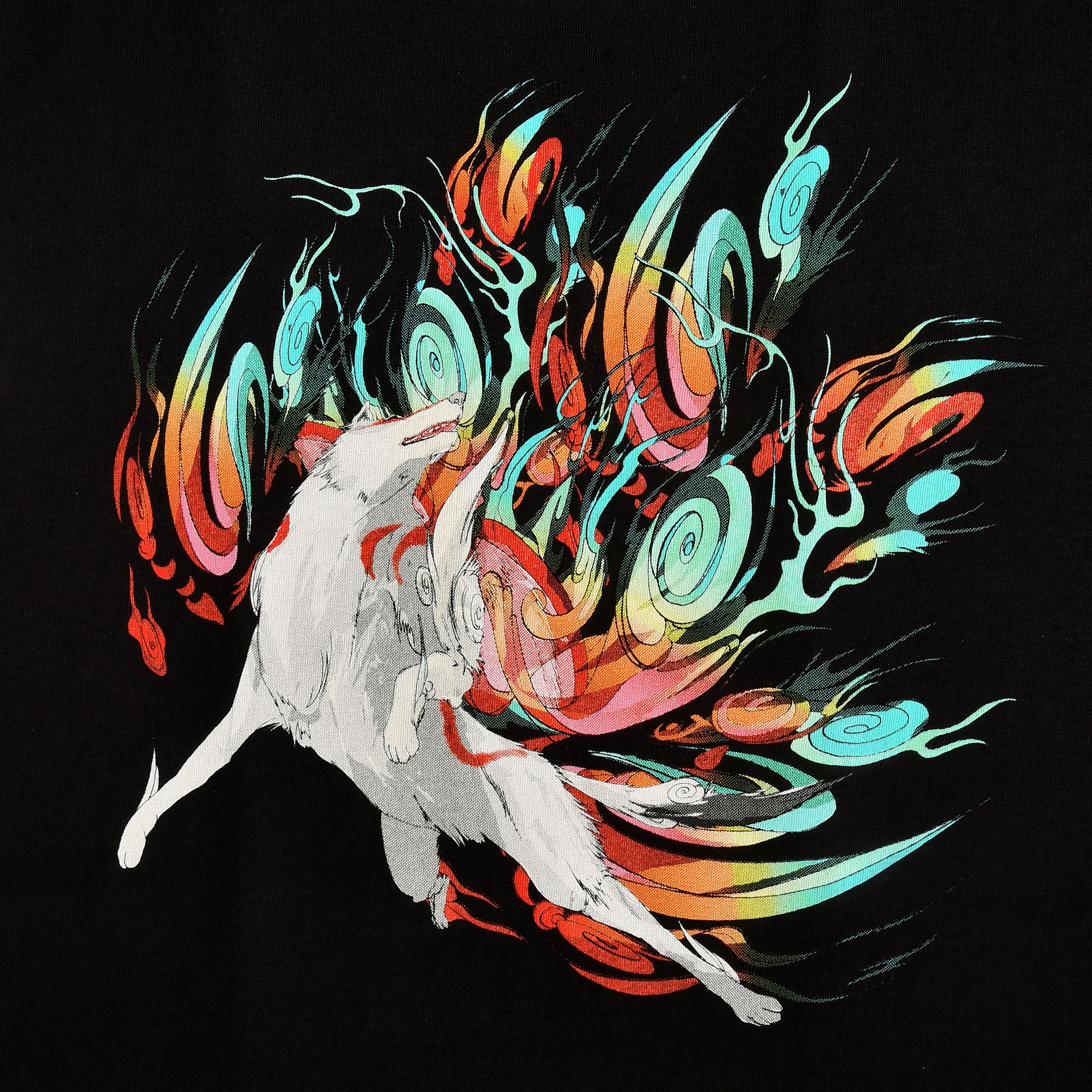 Imagen del producto Okami - Camiseta Amaterasu negra