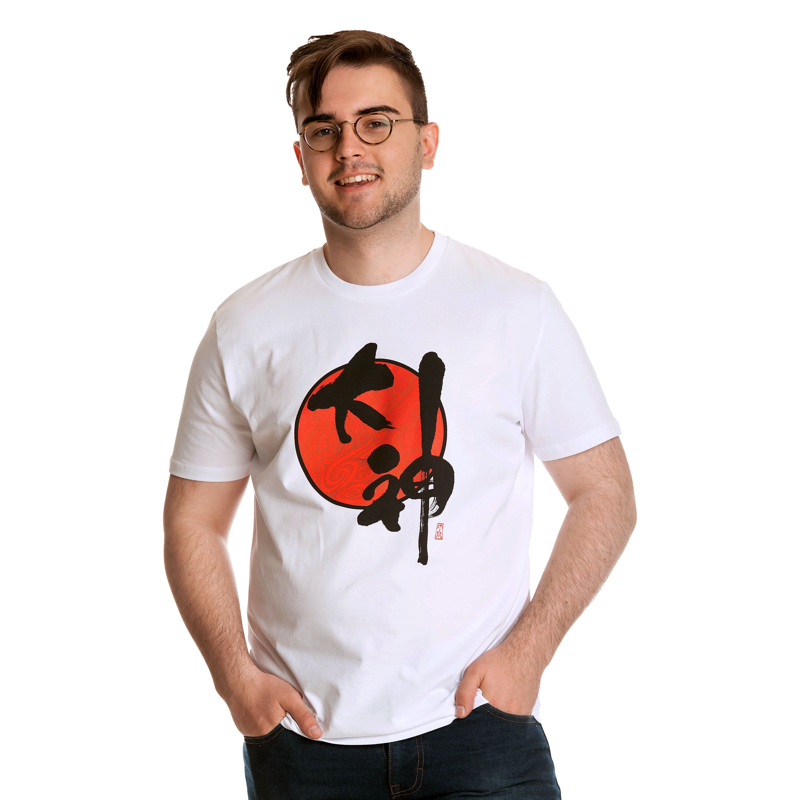Imagen del producto Okami - Camiseta con logo blanca