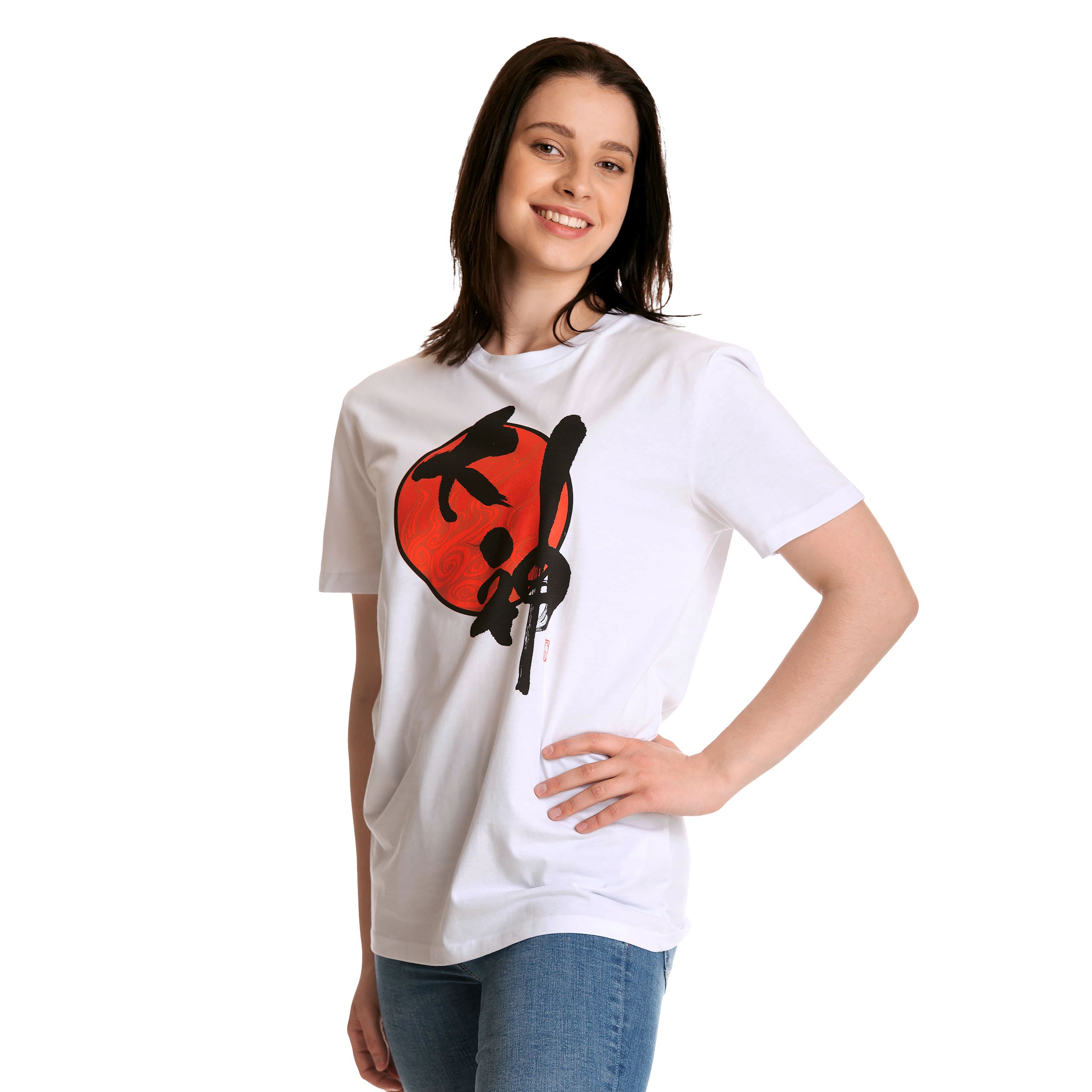 Imagen del producto Okami - Camiseta con logo blanca