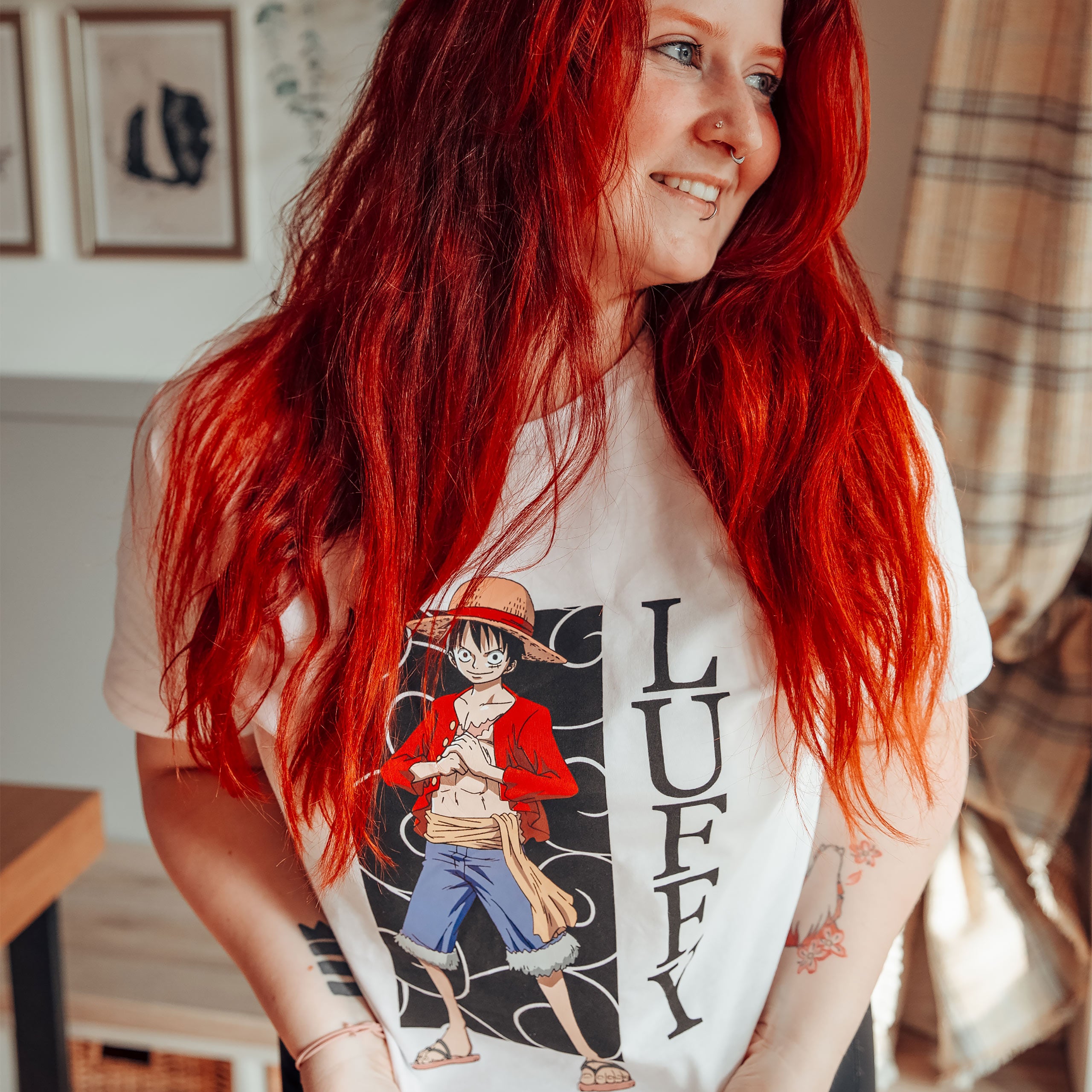 Imagen del producto One Piece - Camiseta blanca de Luffy