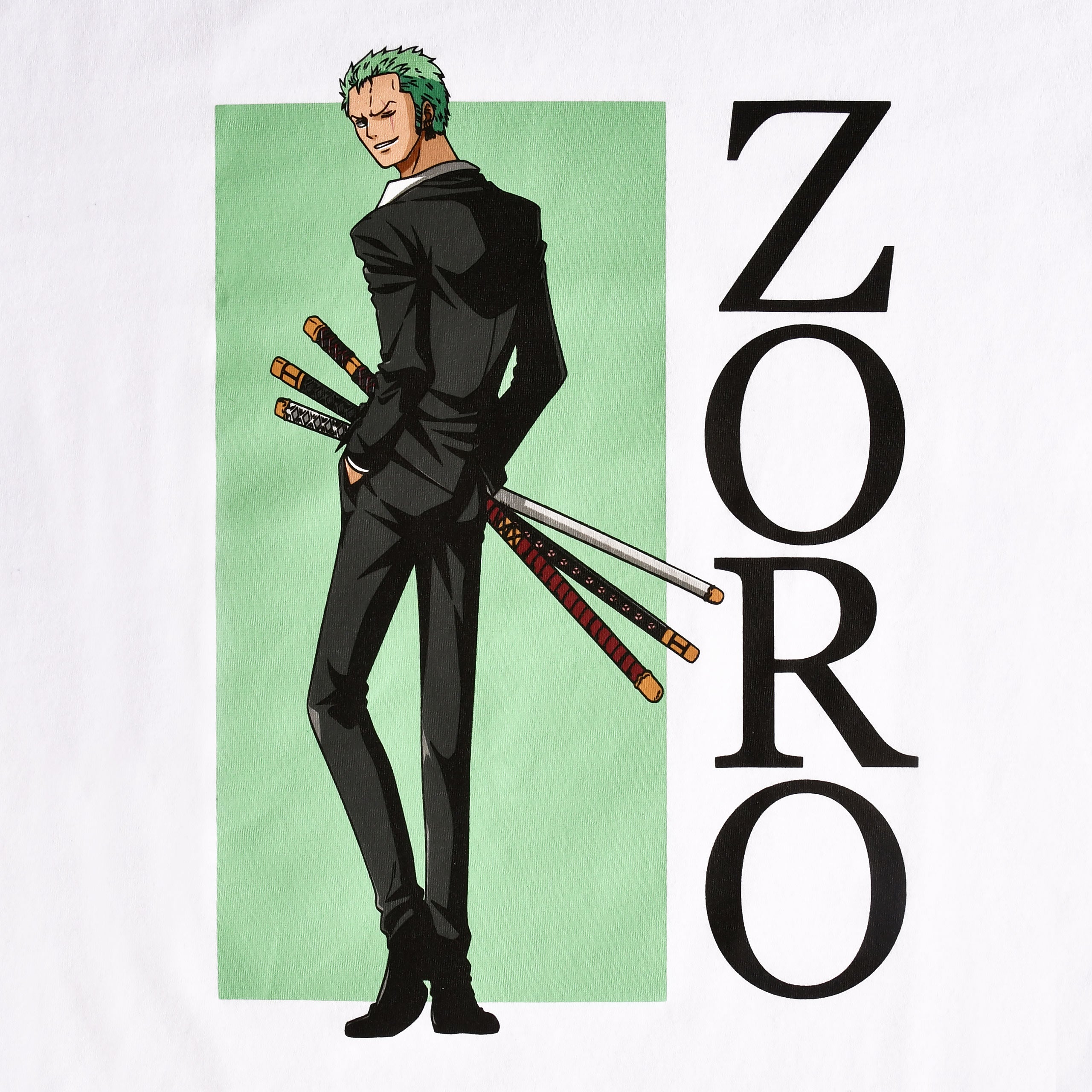 Imagen del producto One Piece - Camiseta Zoro blanca