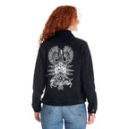 Imagen del producto Chaqueta vaquera negra con escudo de Dumbledore - Animales fantásticos