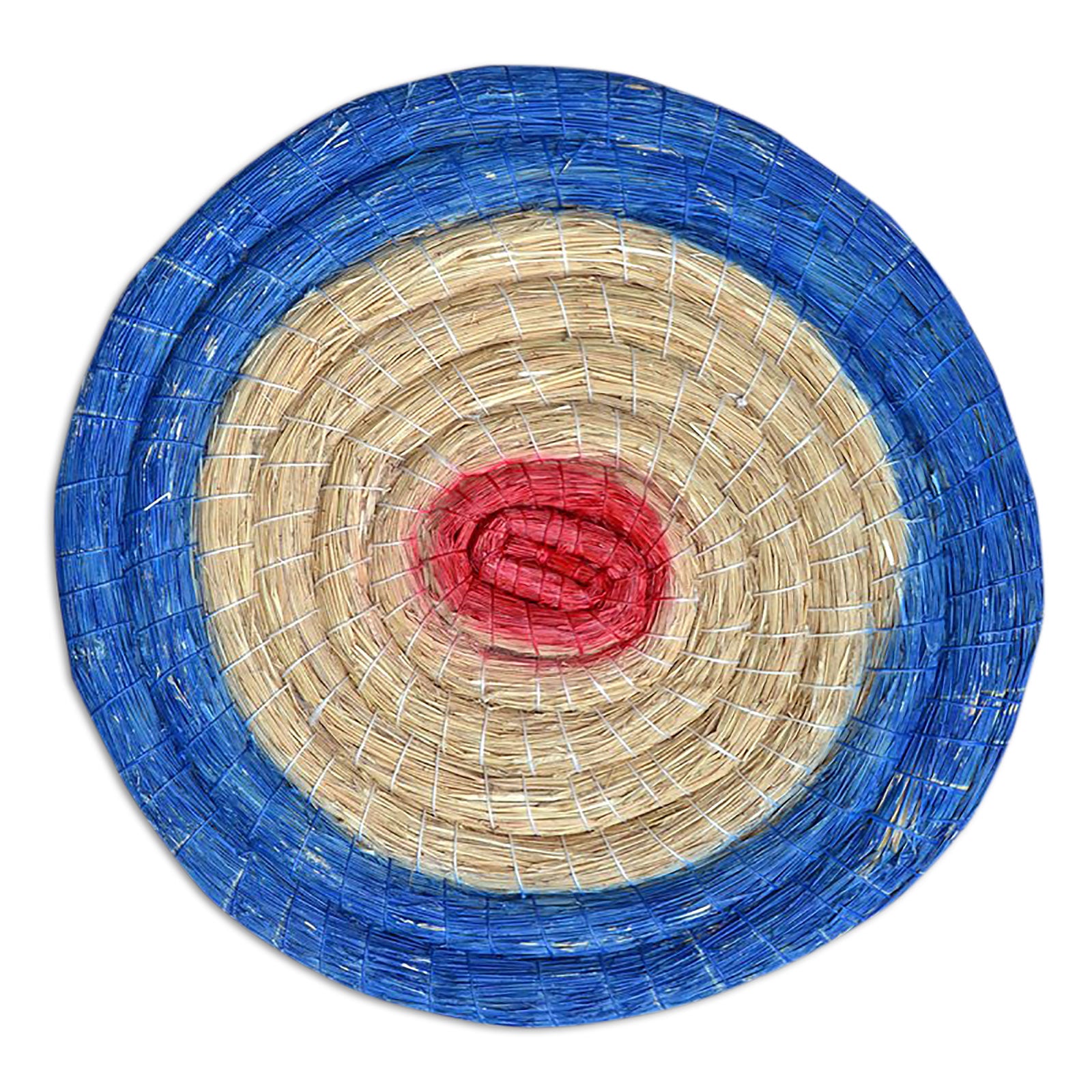 Product image Straw disc round with colored rings