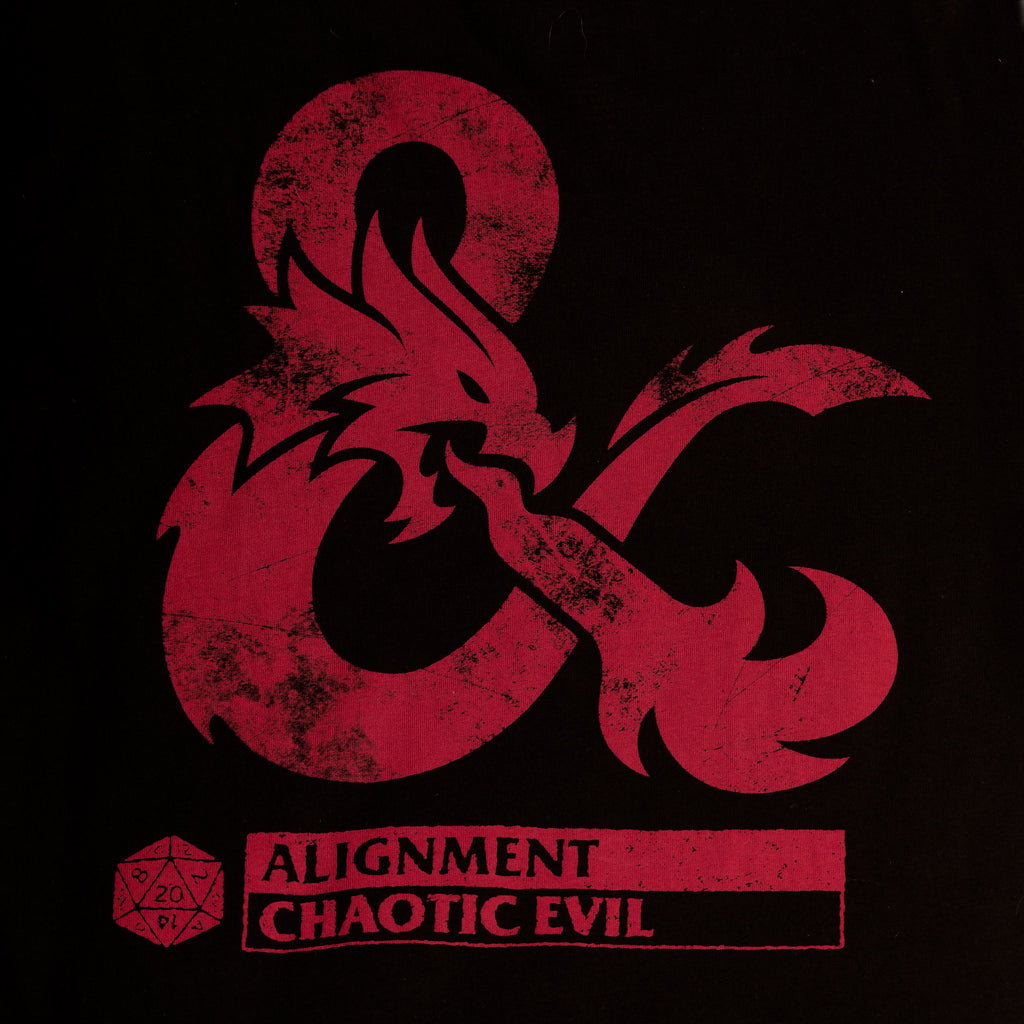 Imagen del producto Dungeons & Dragons - Camiseta negra Chaotic Evil