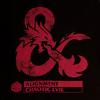 Imagen del producto Dungeons & Dragons - Camiseta negra Chaotic Evil