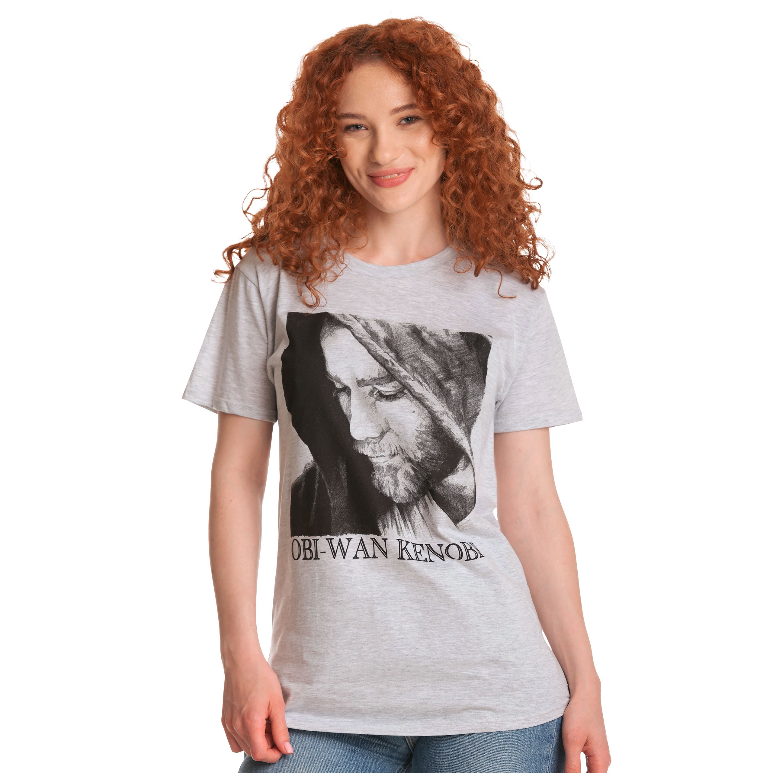 Imagen del producto Star Wars - Camiseta de personaje Obi-Wan Kenobi gris