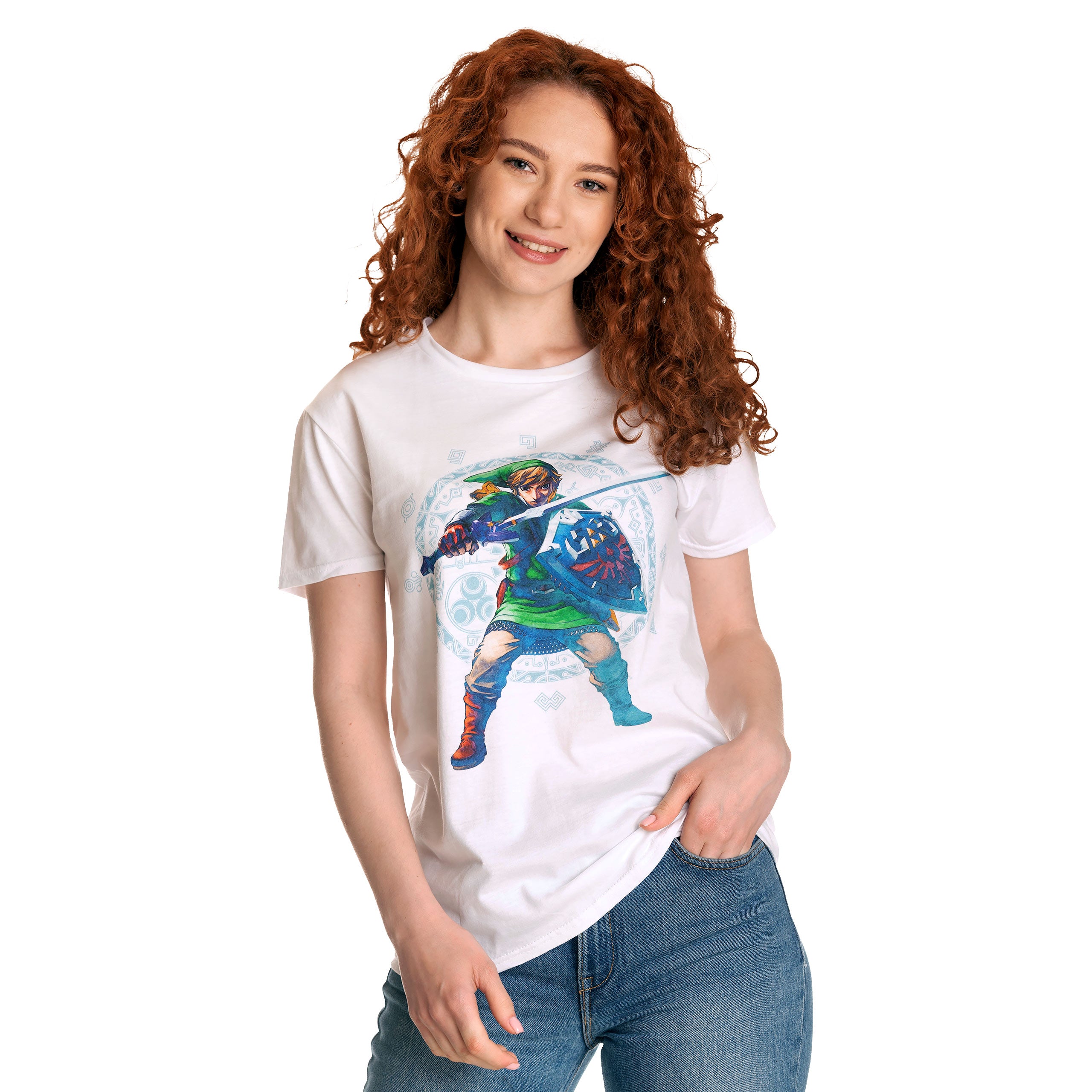 Imagen del producto Zelda - Camiseta blanca de Skyward Sword Pose