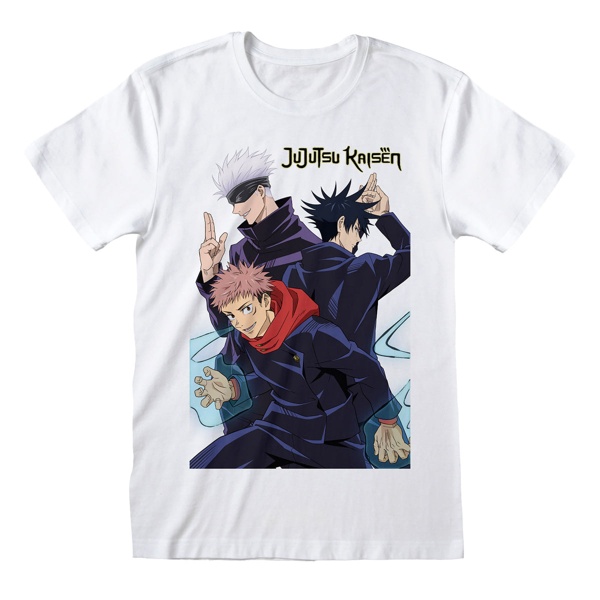 Imagen del producto Jujutsu Kaisen - Camiseta Trio blanca