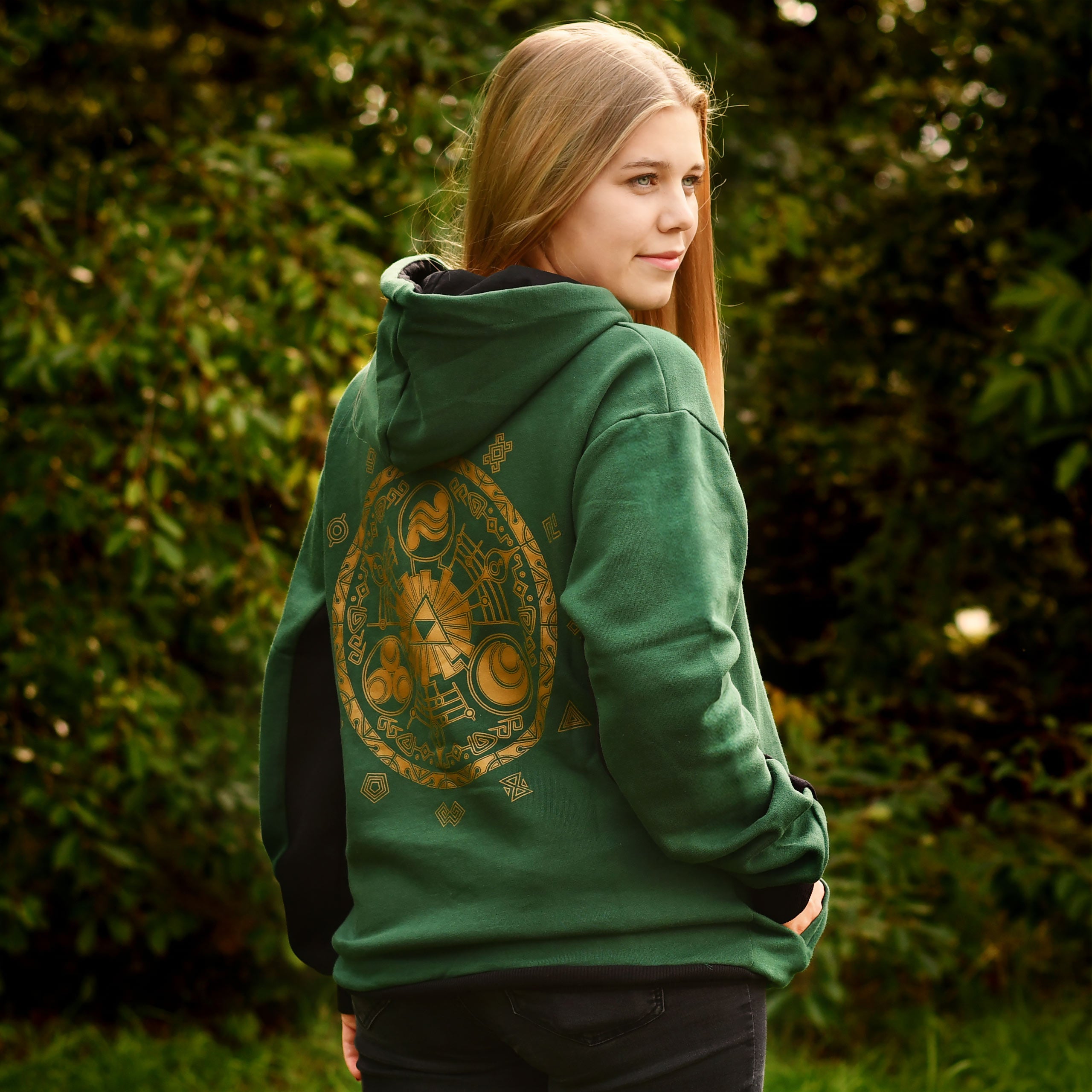 Imagen del producto Zelda - Sudadera con capucha Symbols