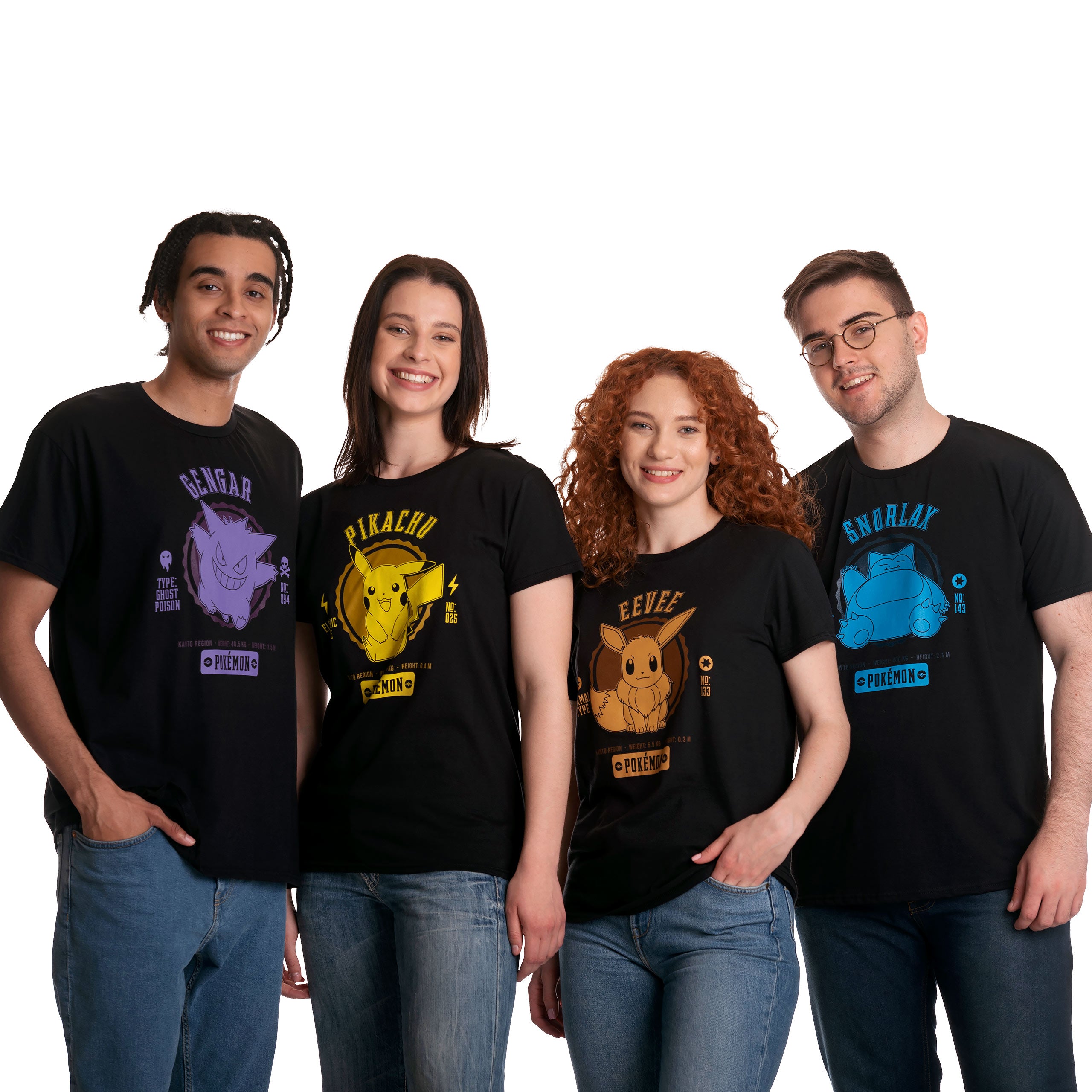 Imagen del producto Pokemon - Camiseta universitaria Relaxo negra