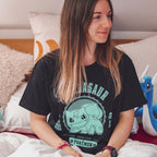 Imagen del producto Pokemon - Camiseta universitaria Bisasam negra