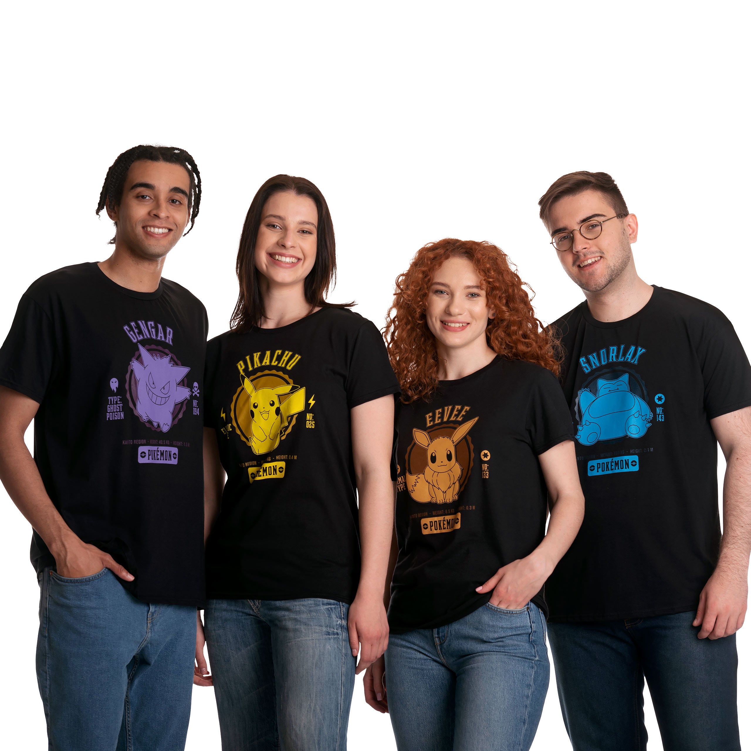 Imagen del producto Pokemon - Camiseta universitaria Pikachu negra