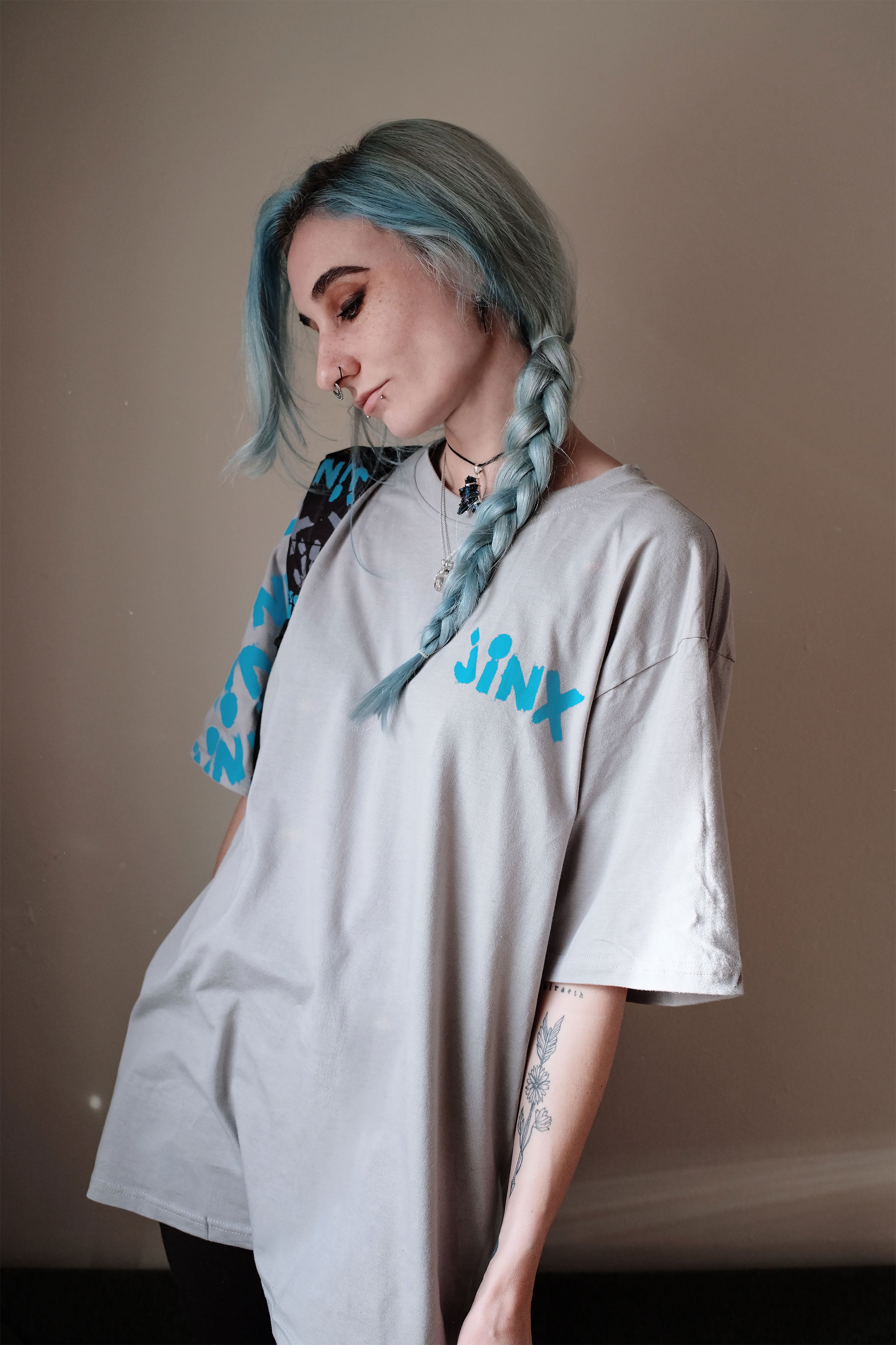 Product image League of Legends - Jinx Character T-Shirt grey