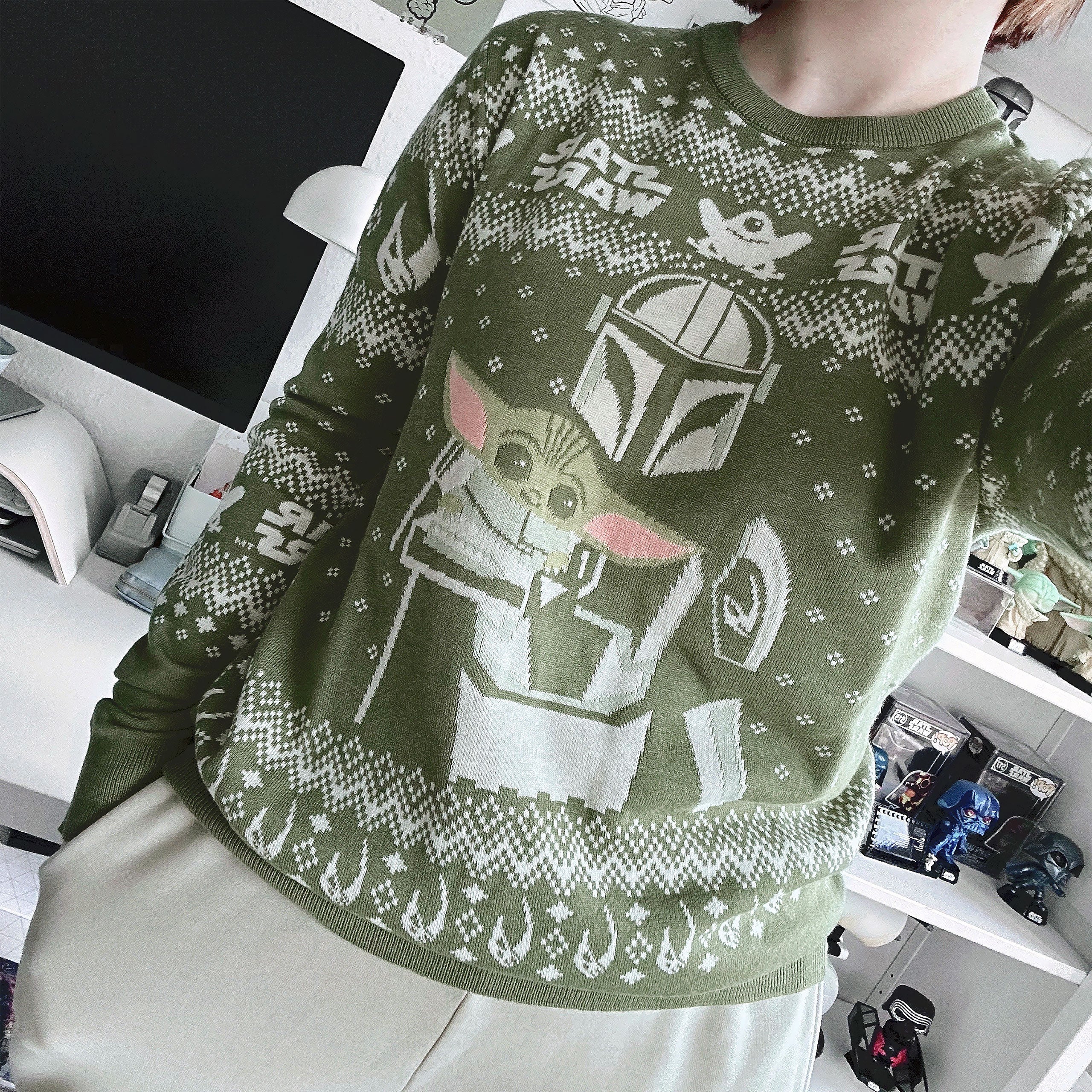Imagen del producto Jersey de punto Mando y Grogu - Star Wars The Mandalorian