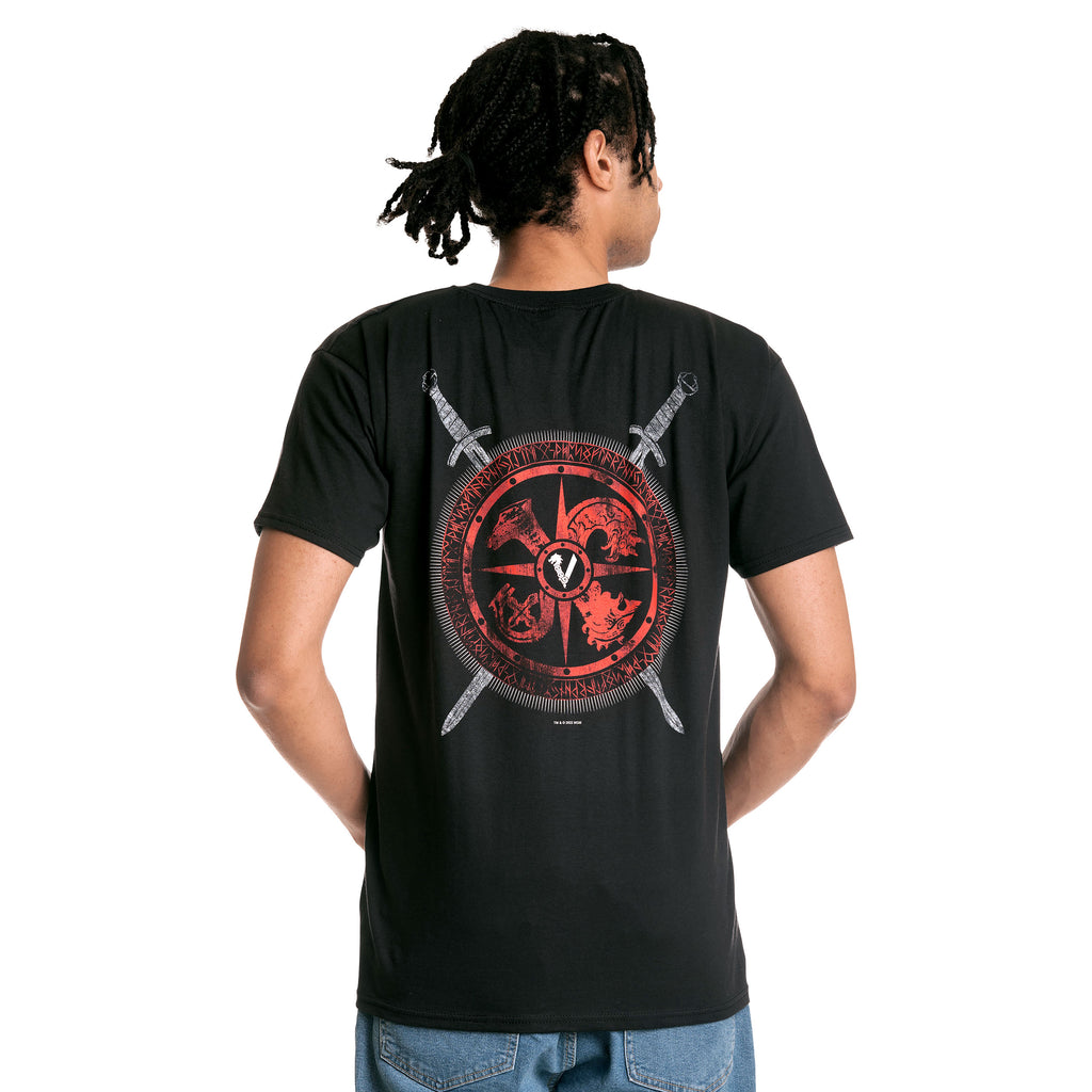 Imagen del producto Vikings - Camiseta negra Swords