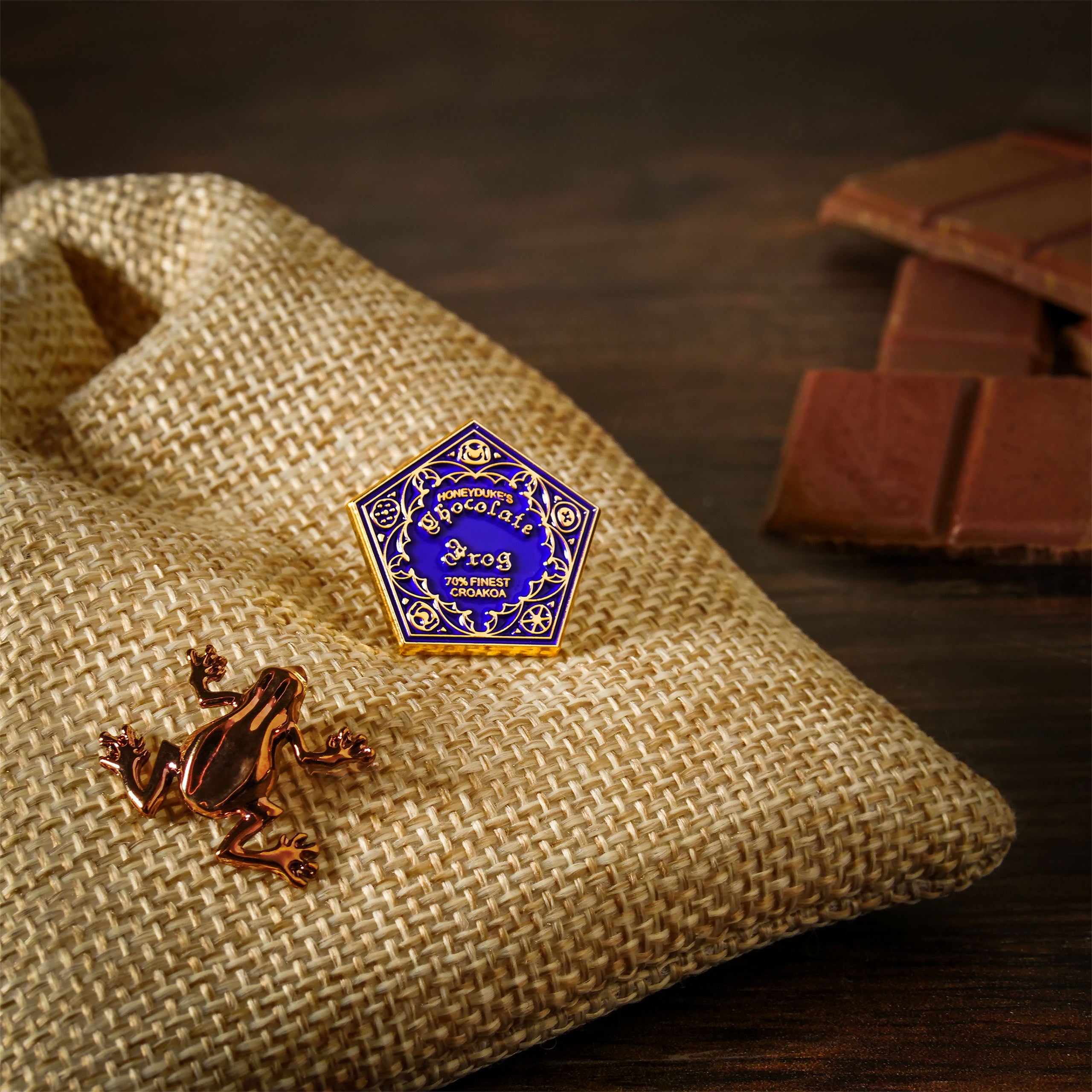 Imagen del producto Harry Potter - Set de 2 Pins de Rana de Chocolate