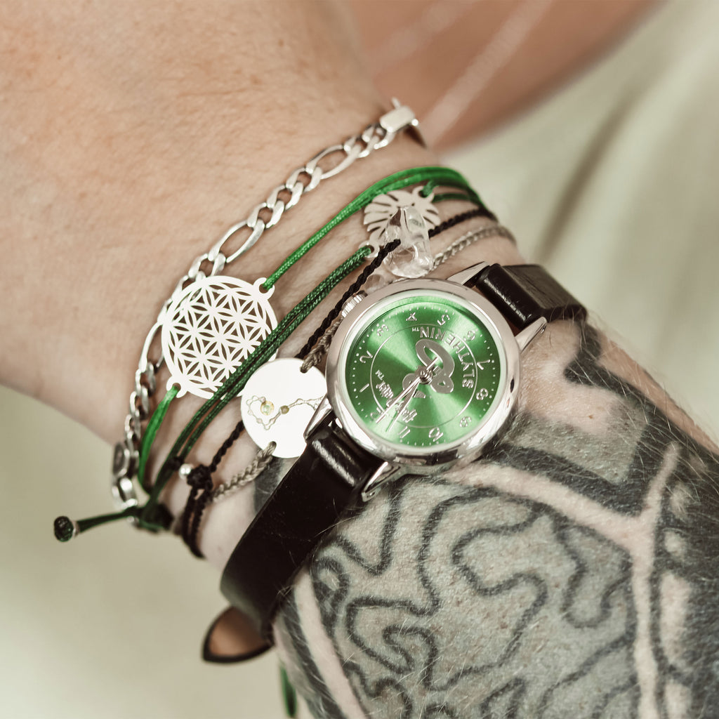 Imagen del producto Harry Potter - Reloj de pulsera con el emblema de Slytherin