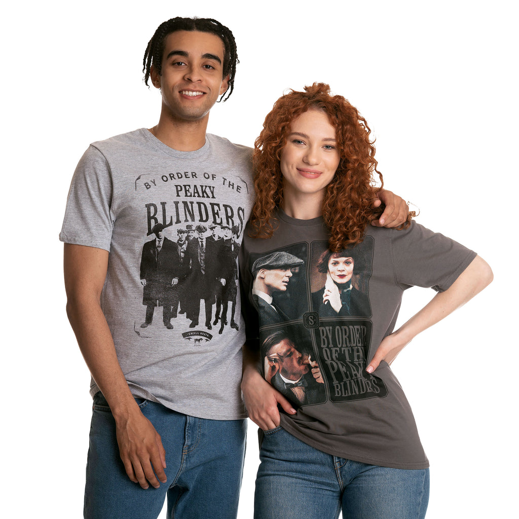 Imagen del producto Peaky Blinders - Camiseta de grupo By Order gris