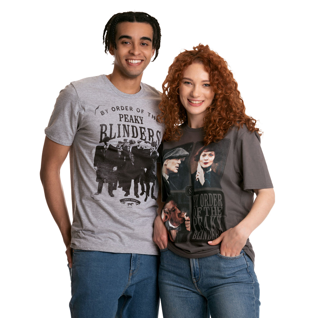 Imagen del producto Peaky Blinders - Camiseta de la familia Shelby en gris