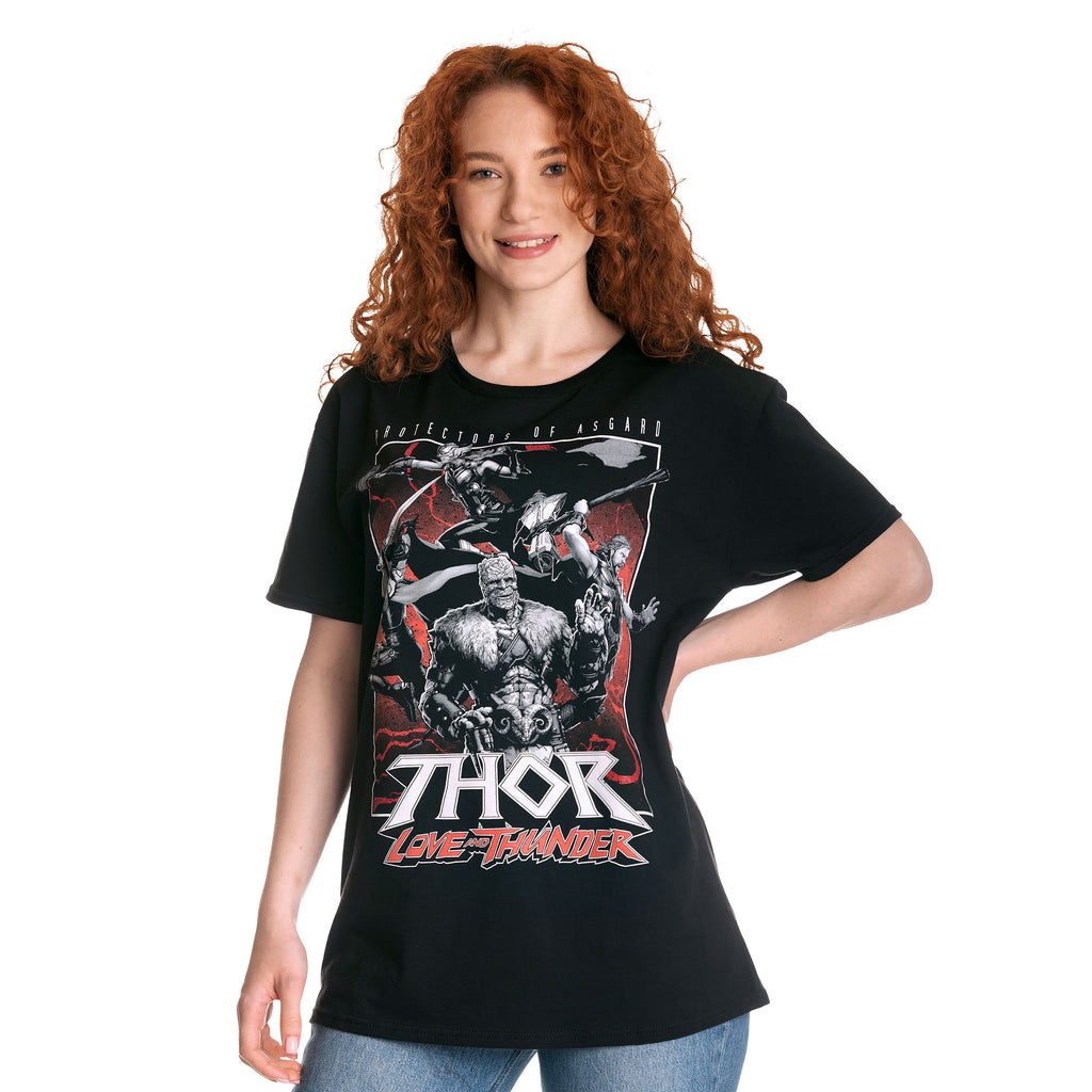 Imagen del producto Thor Love & Thunder - Camiseta negra de los Protectores de Asgard