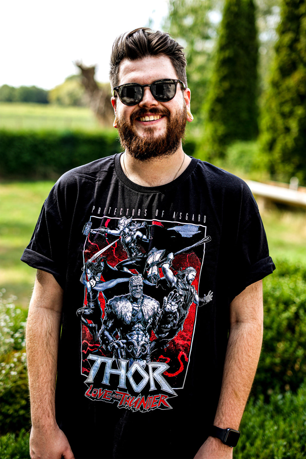 Imagen del producto Thor Love & Thunder - Camiseta negra de los Protectores de Asgard