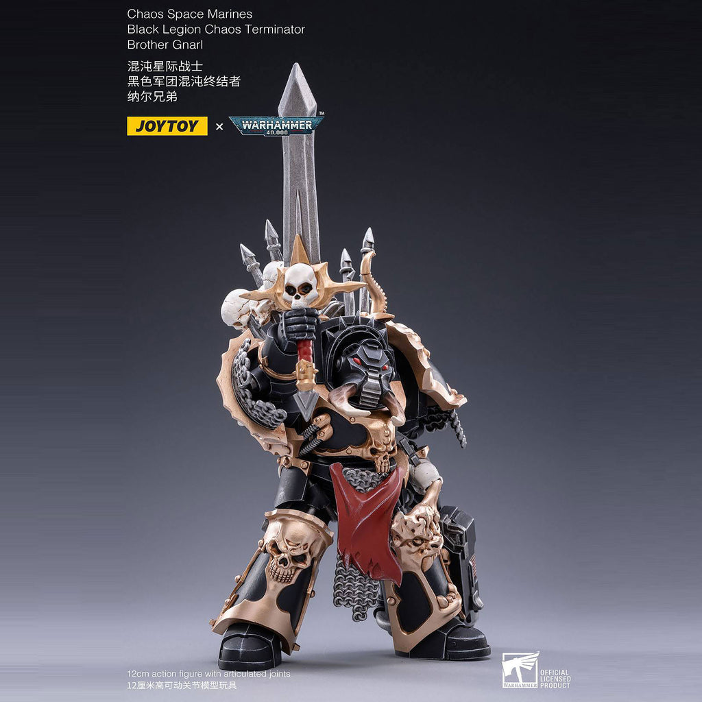 Product image Warhammer 40k - Black Legion Brother Gnarl Action Figure