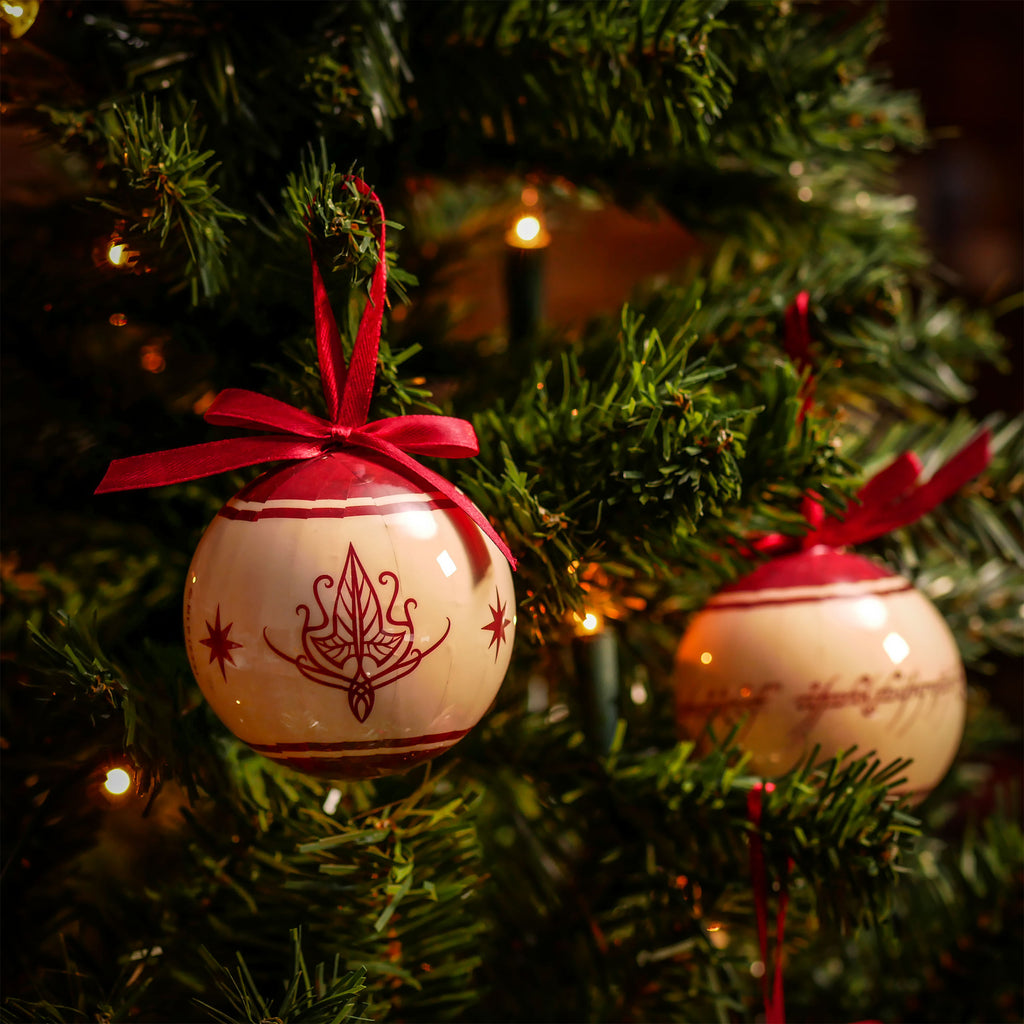 Imagen del producto El Señor de los Anillos - Símbolos de la Tierra Media Adornos de Navidad 14 piezas