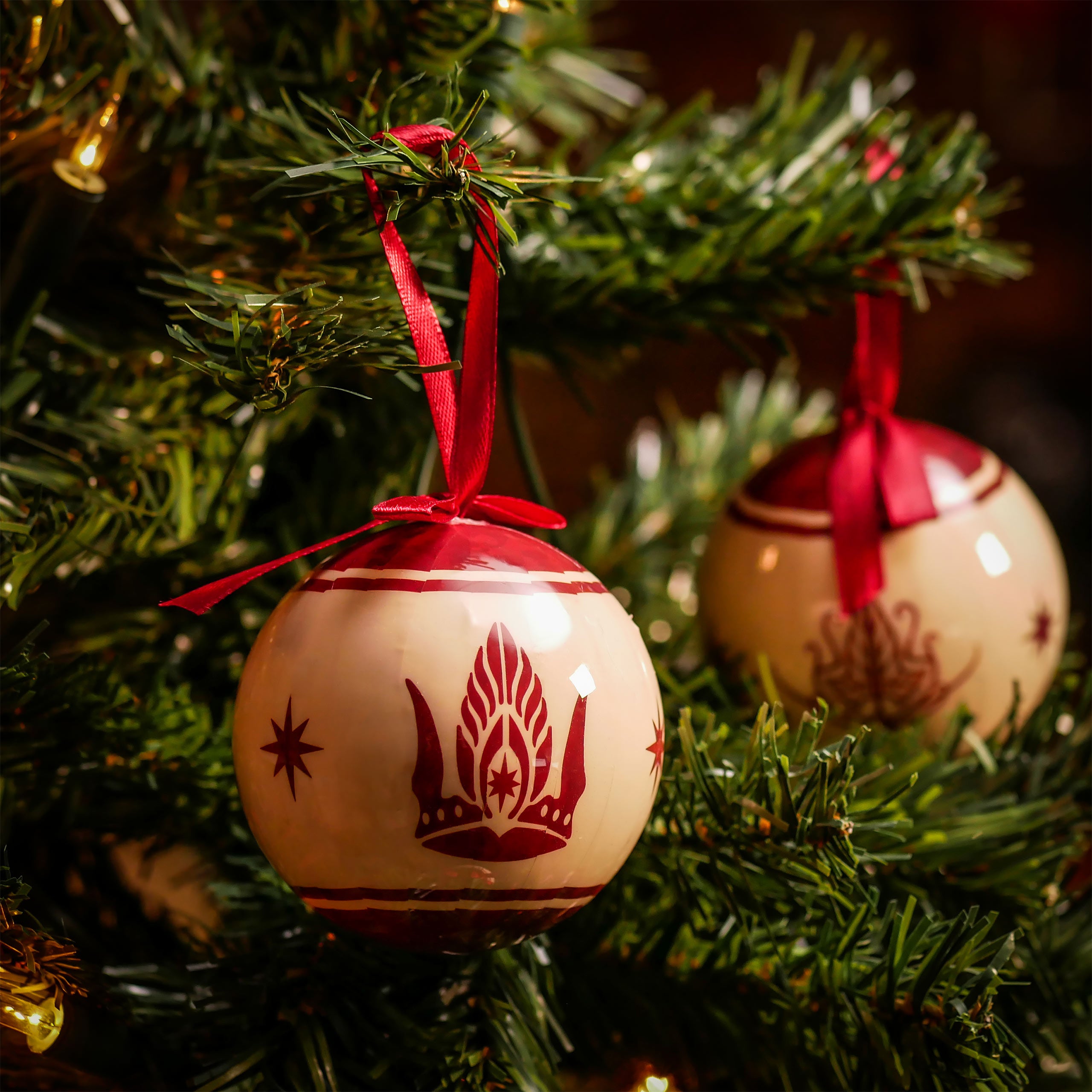 Imagen del producto El Señor de los Anillos - Símbolos de la Tierra Media Adornos de Navidad 14 piezas