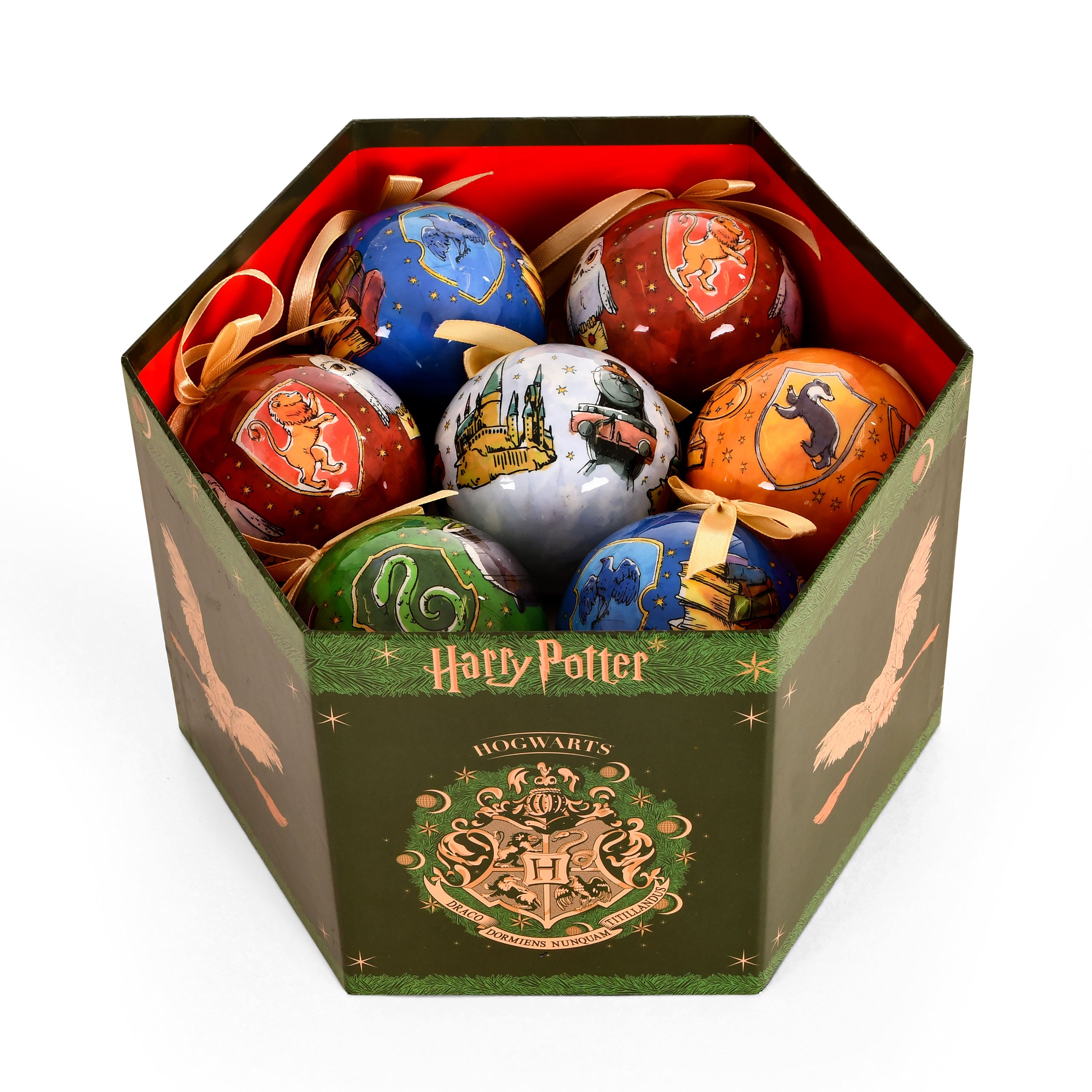 Imagen del producto Bolas de Navidad de Harry Potter 14 piezas