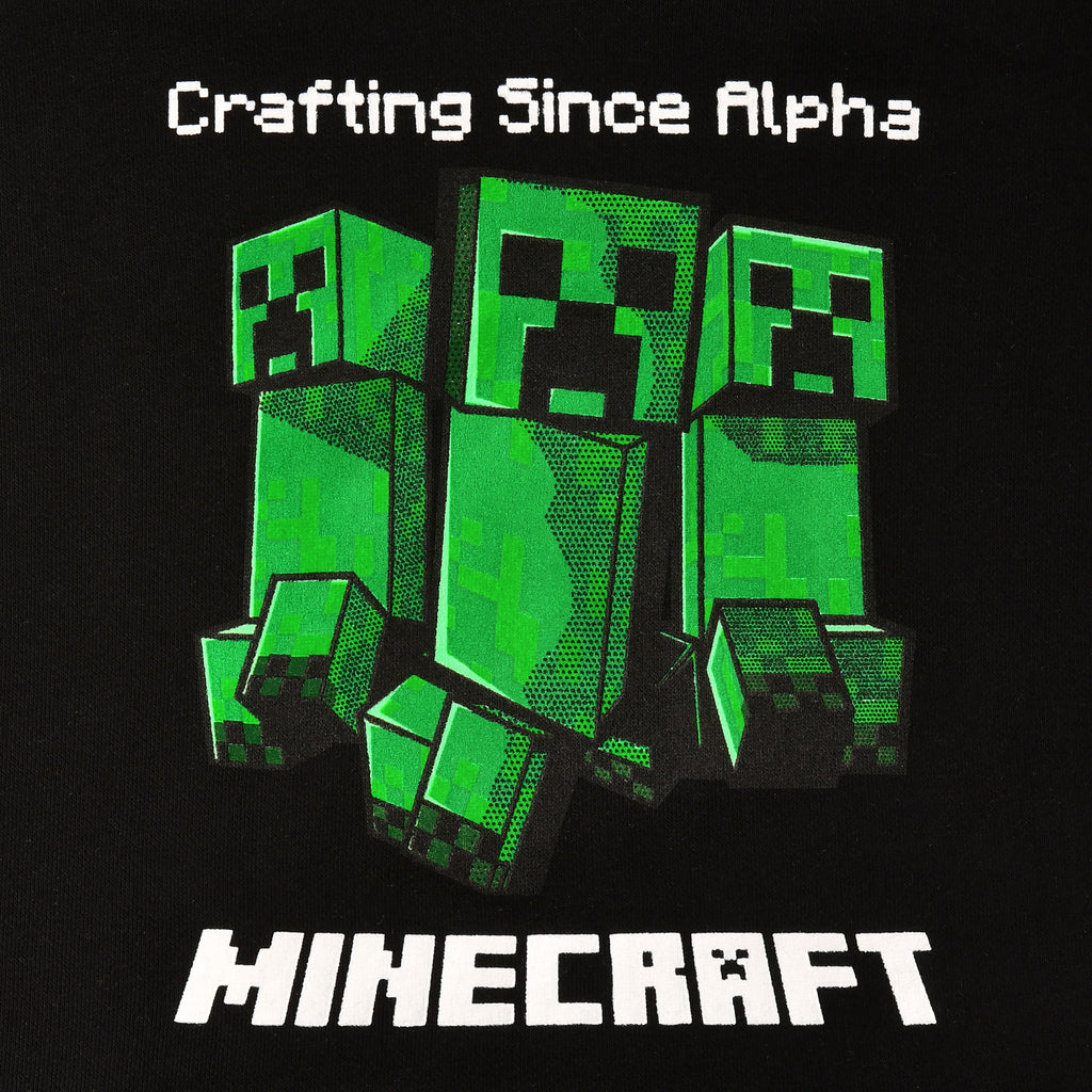 Imagen del producto Minecraft - Sudadera con capucha para niños Creeper negra