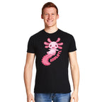 Imagen del producto Camiseta Chibi Axolotl negra