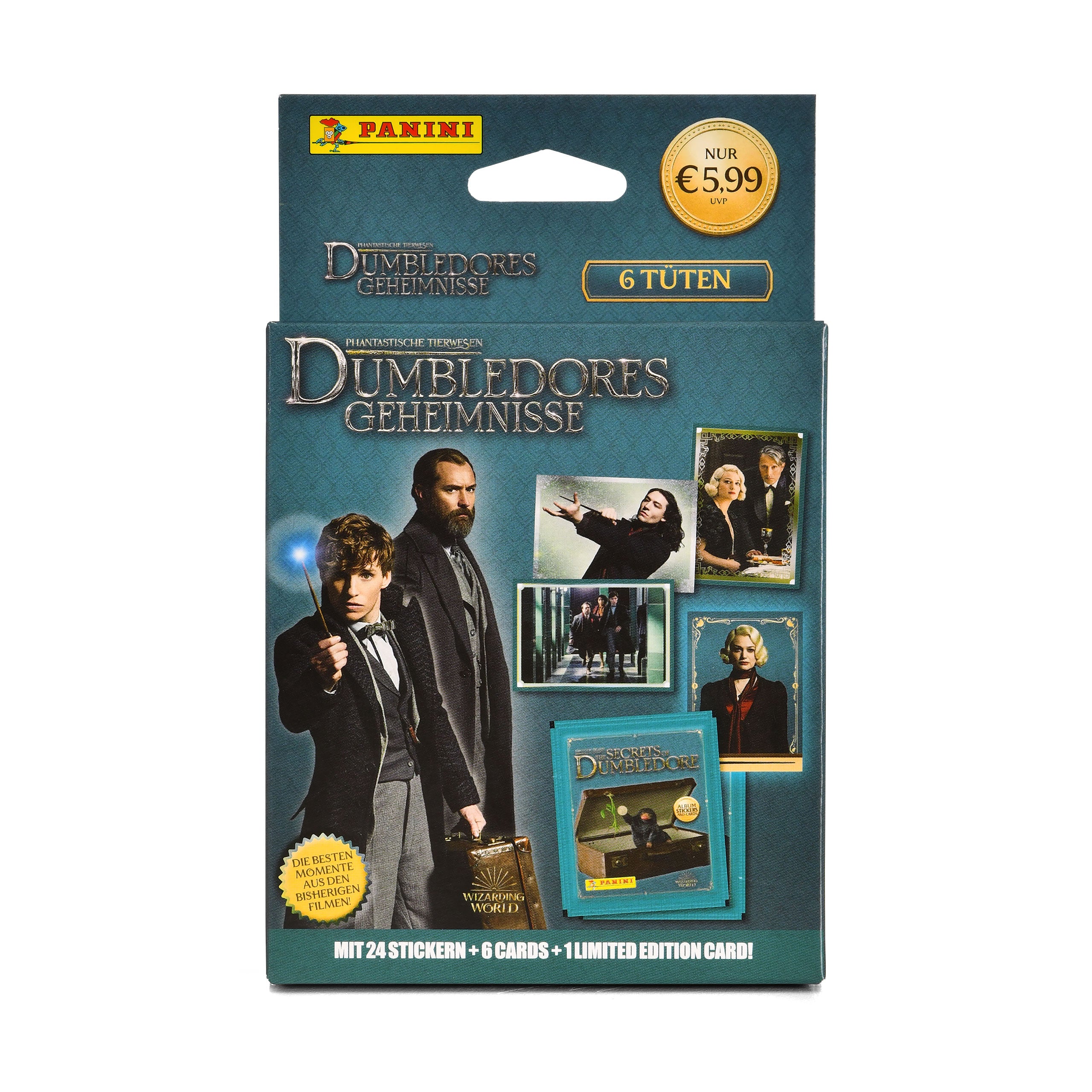 Imagen del producto Tarjetas de Colección Eco Blister - Secretos de Dumbledore - Animales Fantásticos