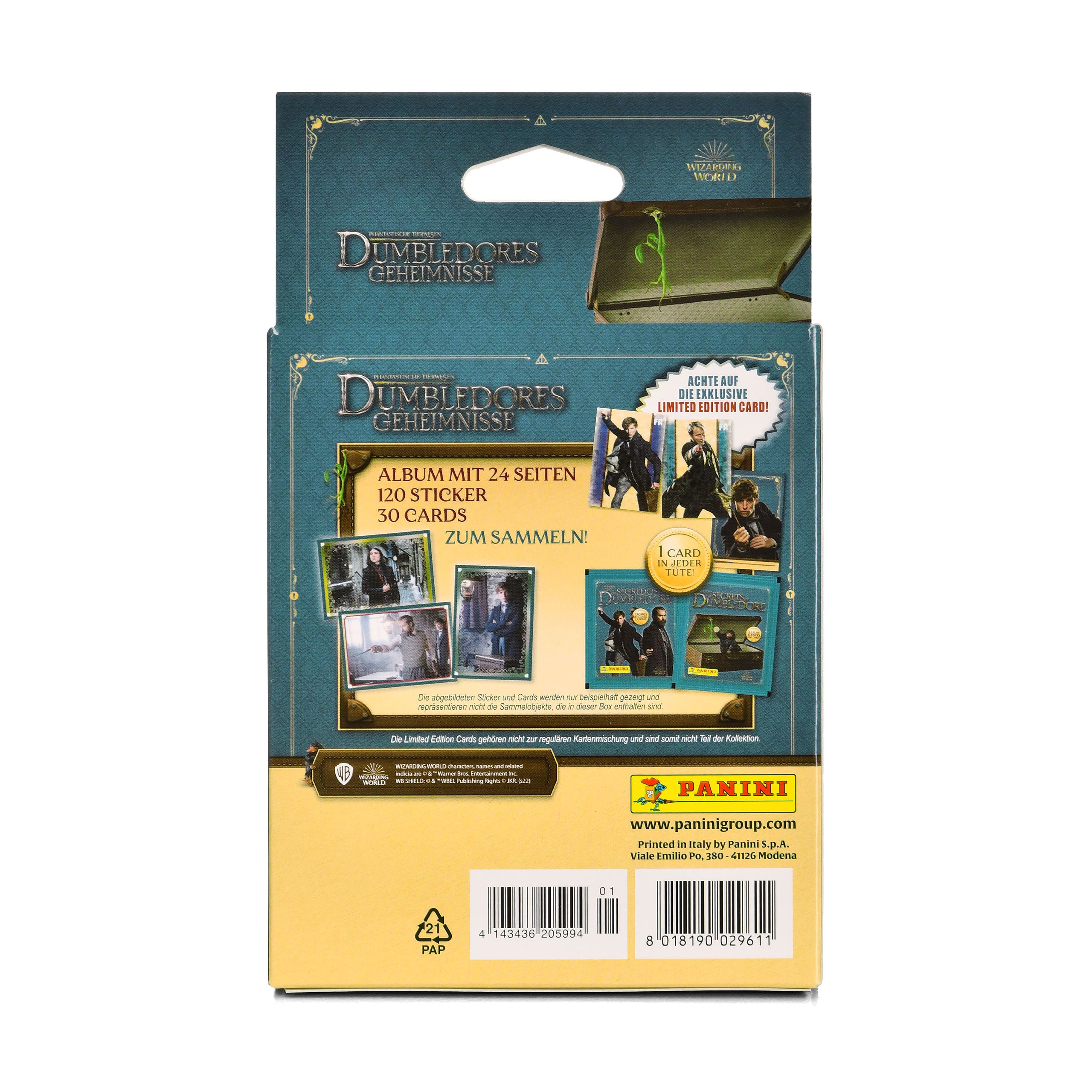 Imagen del producto Tarjetas de Colección Eco Blister - Secretos de Dumbledore - Animales Fantásticos
