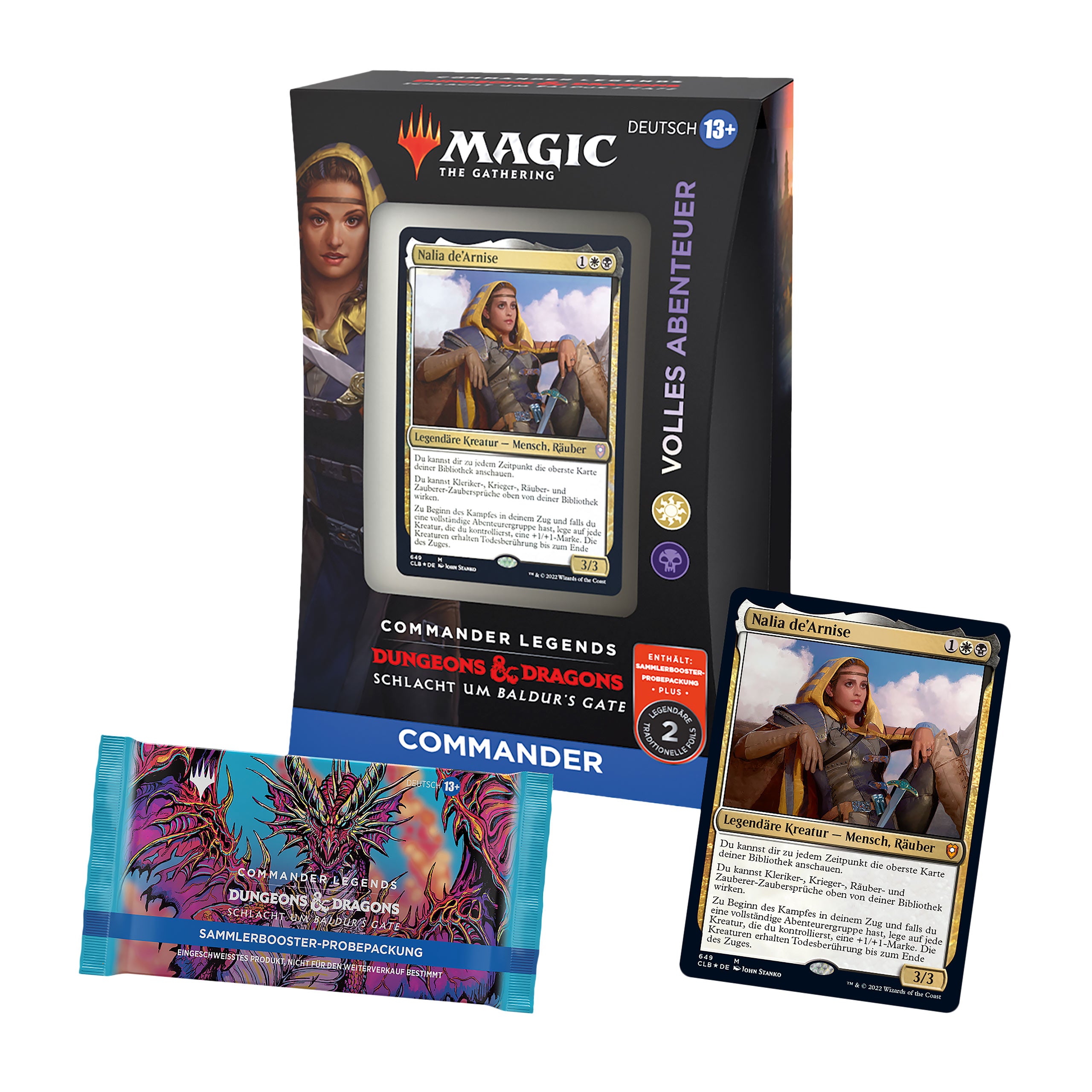 Imagen del producto Batalla por Baldur's Gate - Baraja de Comandante de Aventura Completa - Magic The Gathering