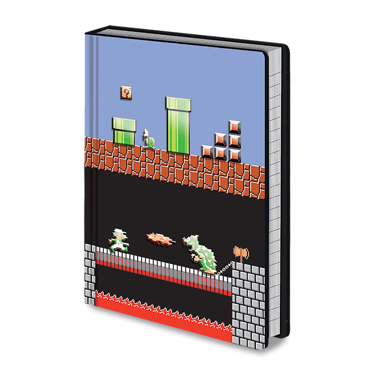 Imagen del producto Super Mario - Cuaderno A5 de construcción de niveles