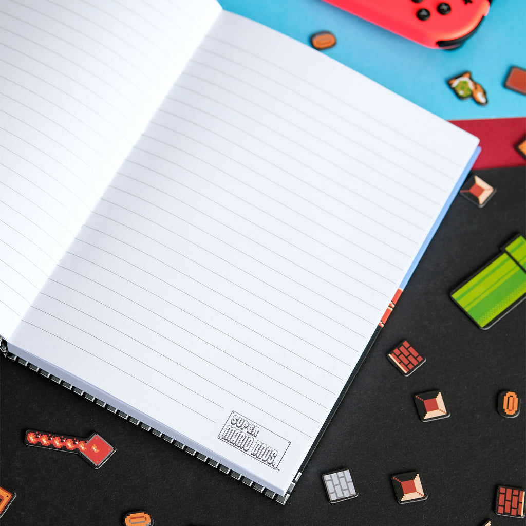 Imagen del producto Super Mario - Cuaderno A5 de construcción de niveles