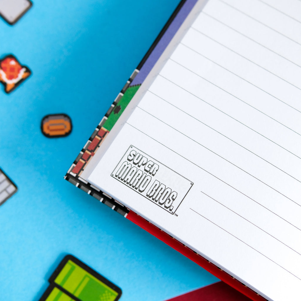 Imagen del producto Super Mario - Cuaderno A5 de construcción de niveles