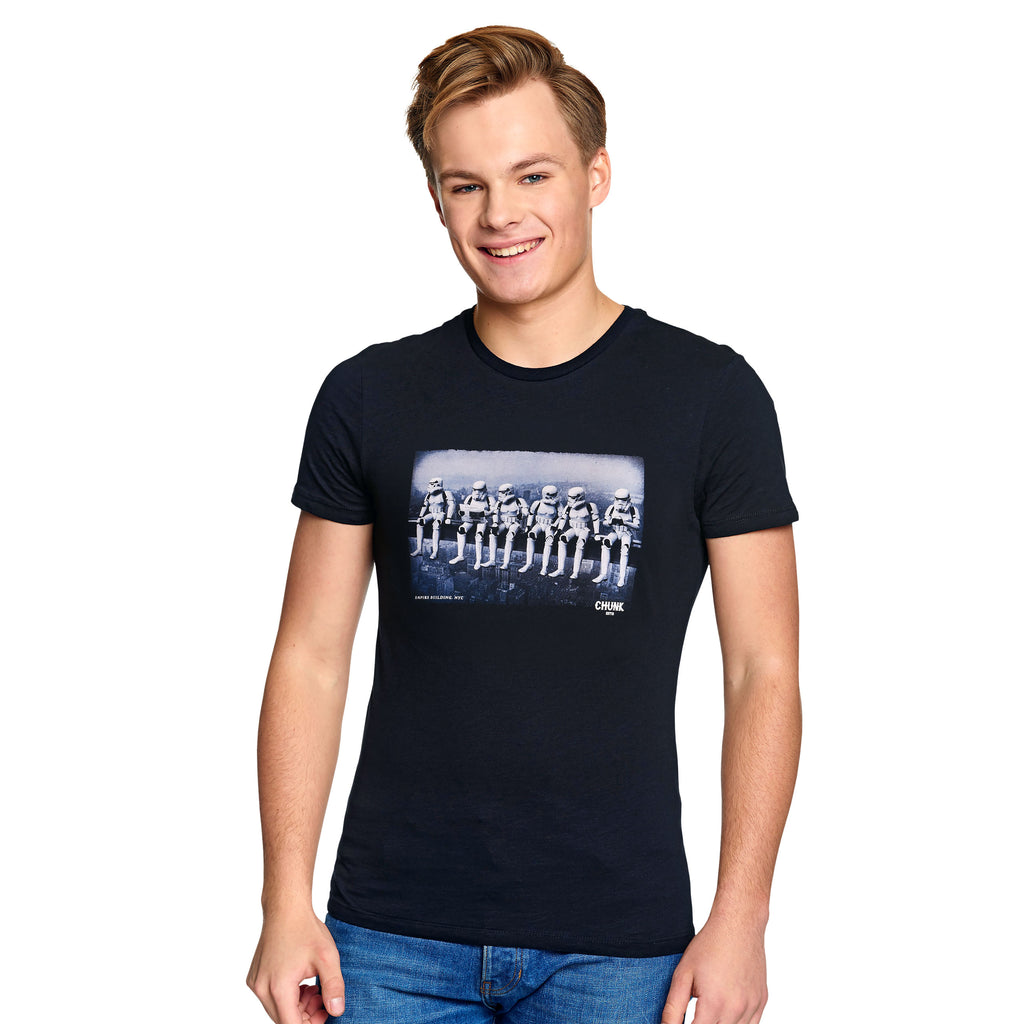 Imagen del producto Camiseta Empire Building para fans de Star Wars azul