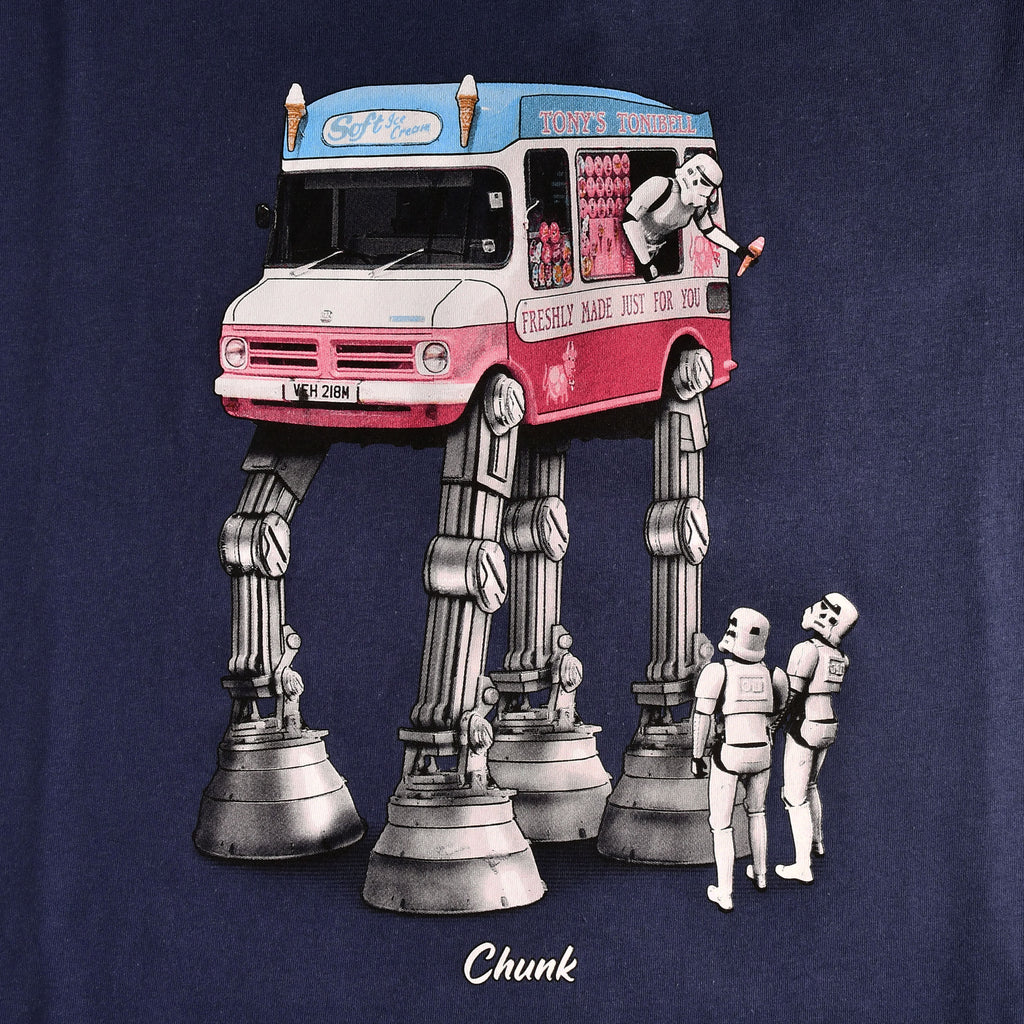 Imagen del producto Camiseta de helado andante para fans de Star Wars azul