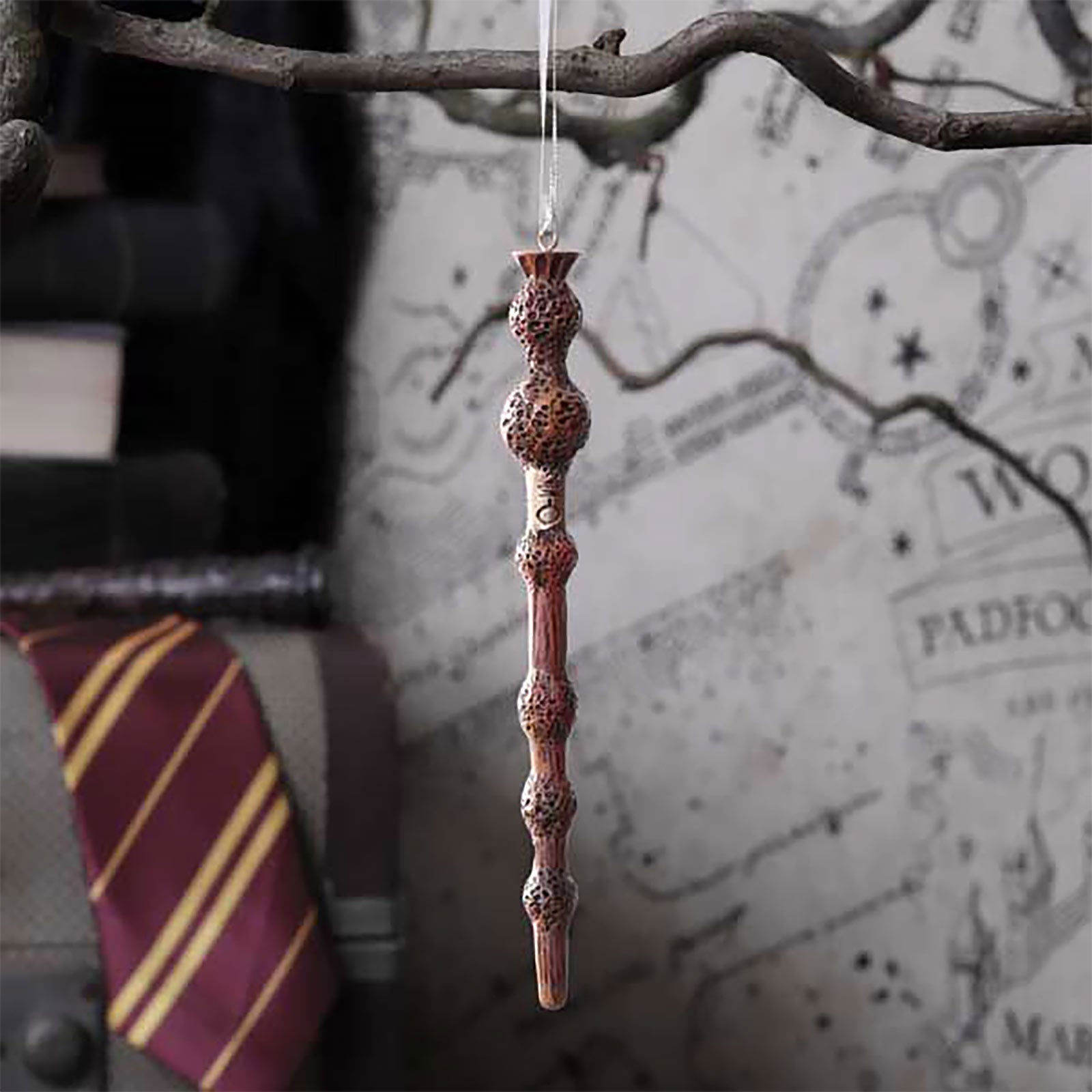 Imagen del producto Harry Potter - Adorno de árbol de Navidad de la varita mágica de Dumbledore